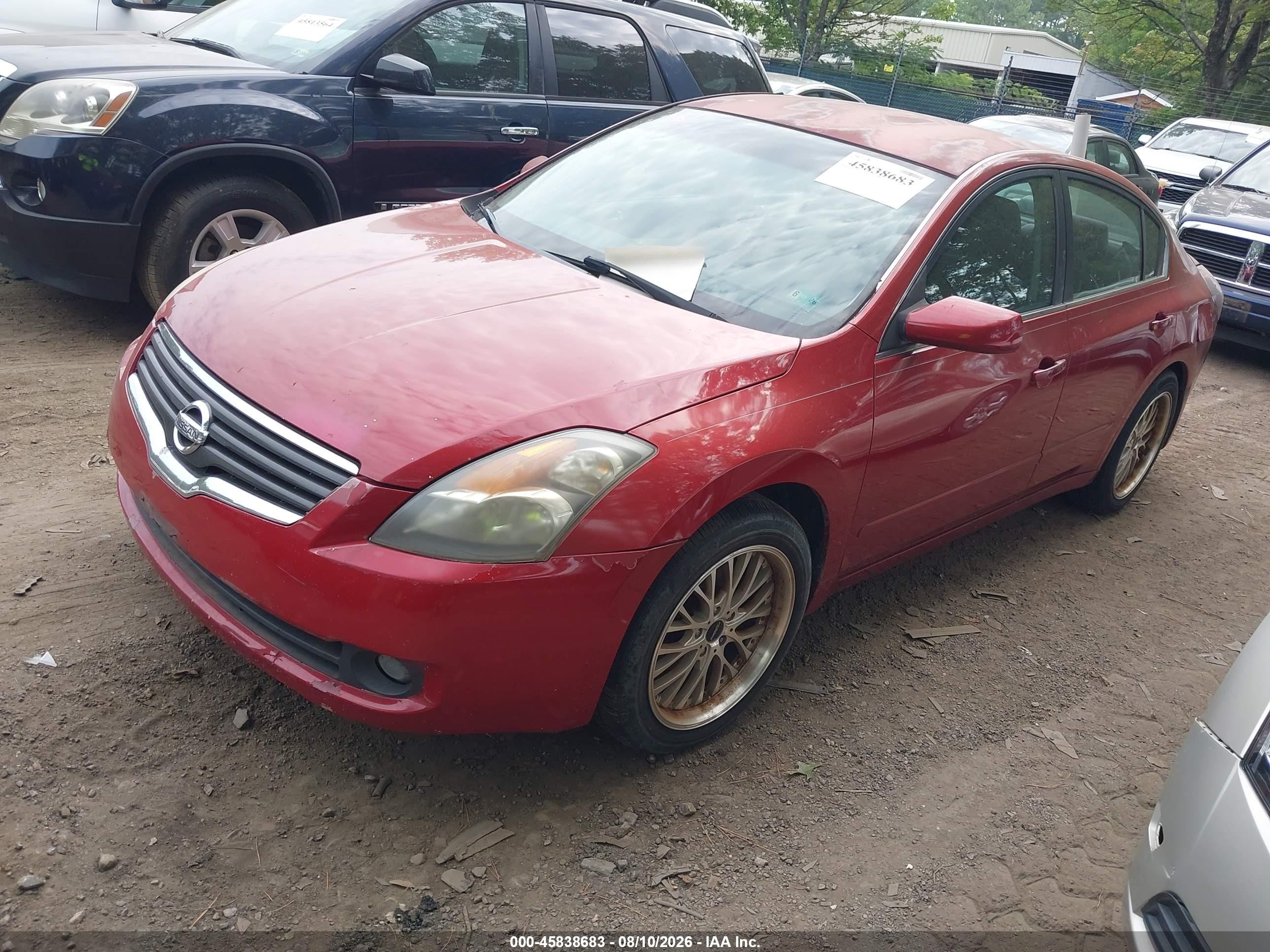 2009 Nissan Altima 2.5 S Red vin: 1N4AL21E79N415730
