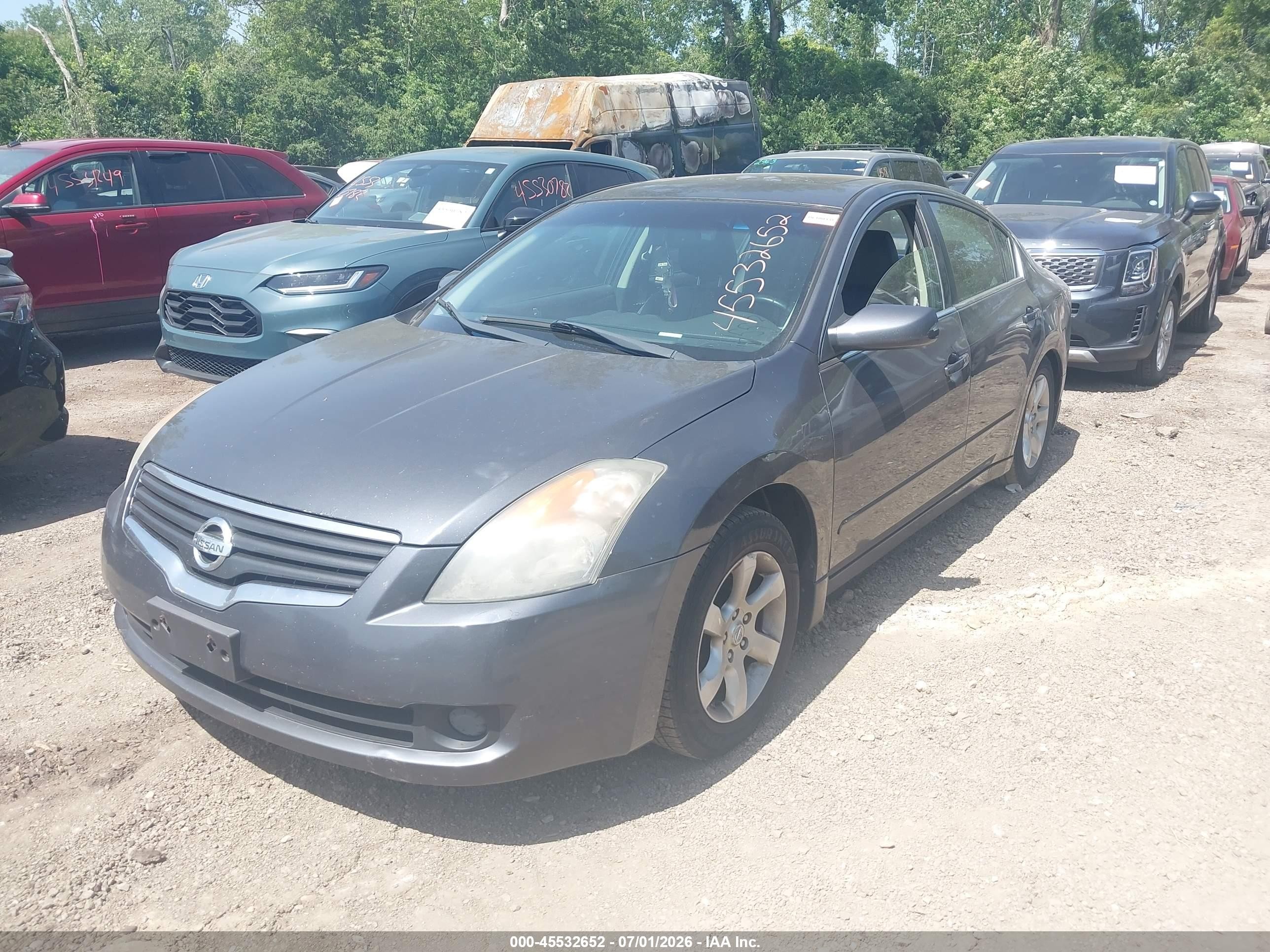 2009 Nissan Altima 2.5 S Серый vin: 1N4AL21E79N420989