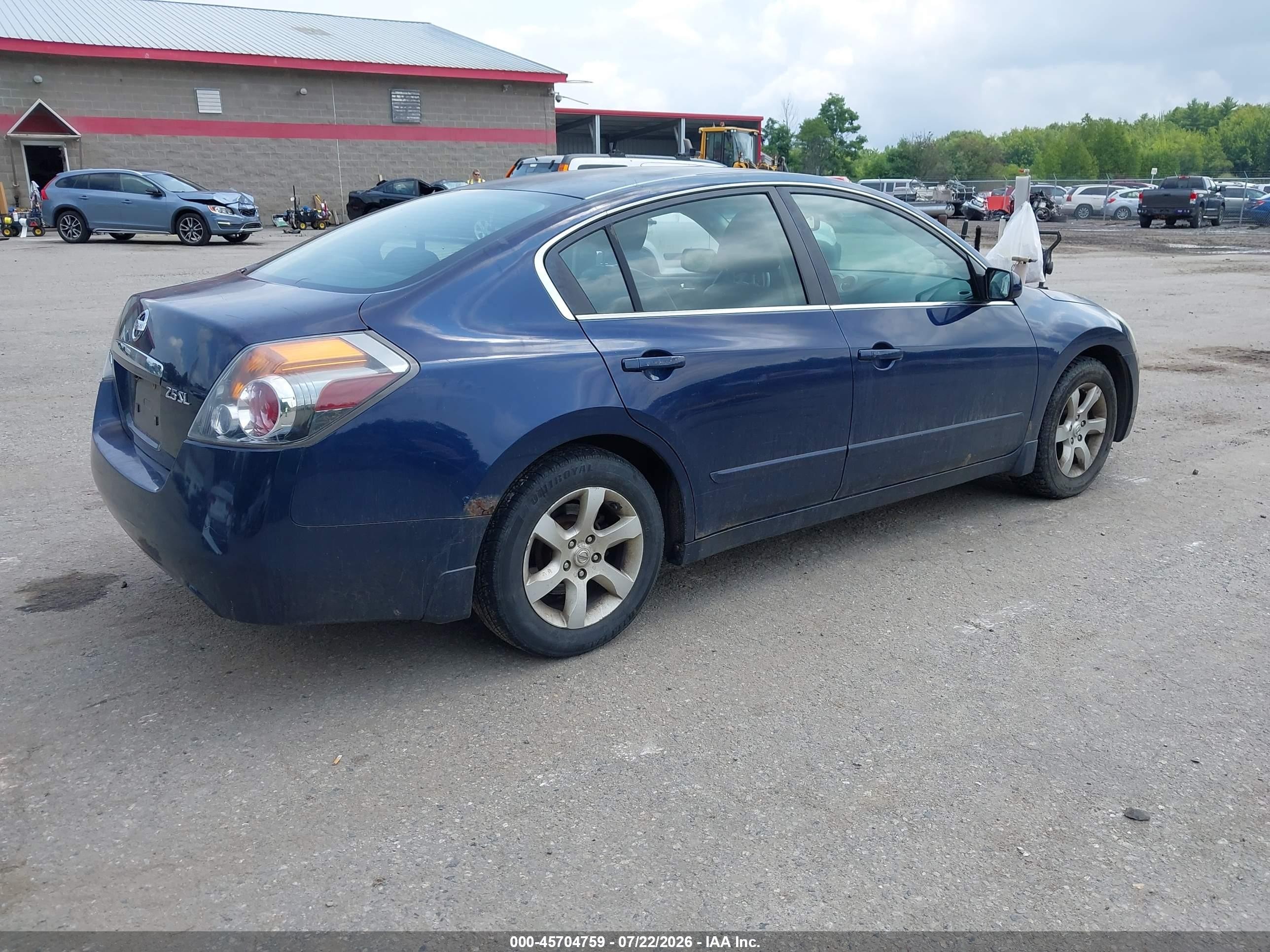 2009 Nissan Altima 2.5 S Blue vin: 1N4AL21E79N434679