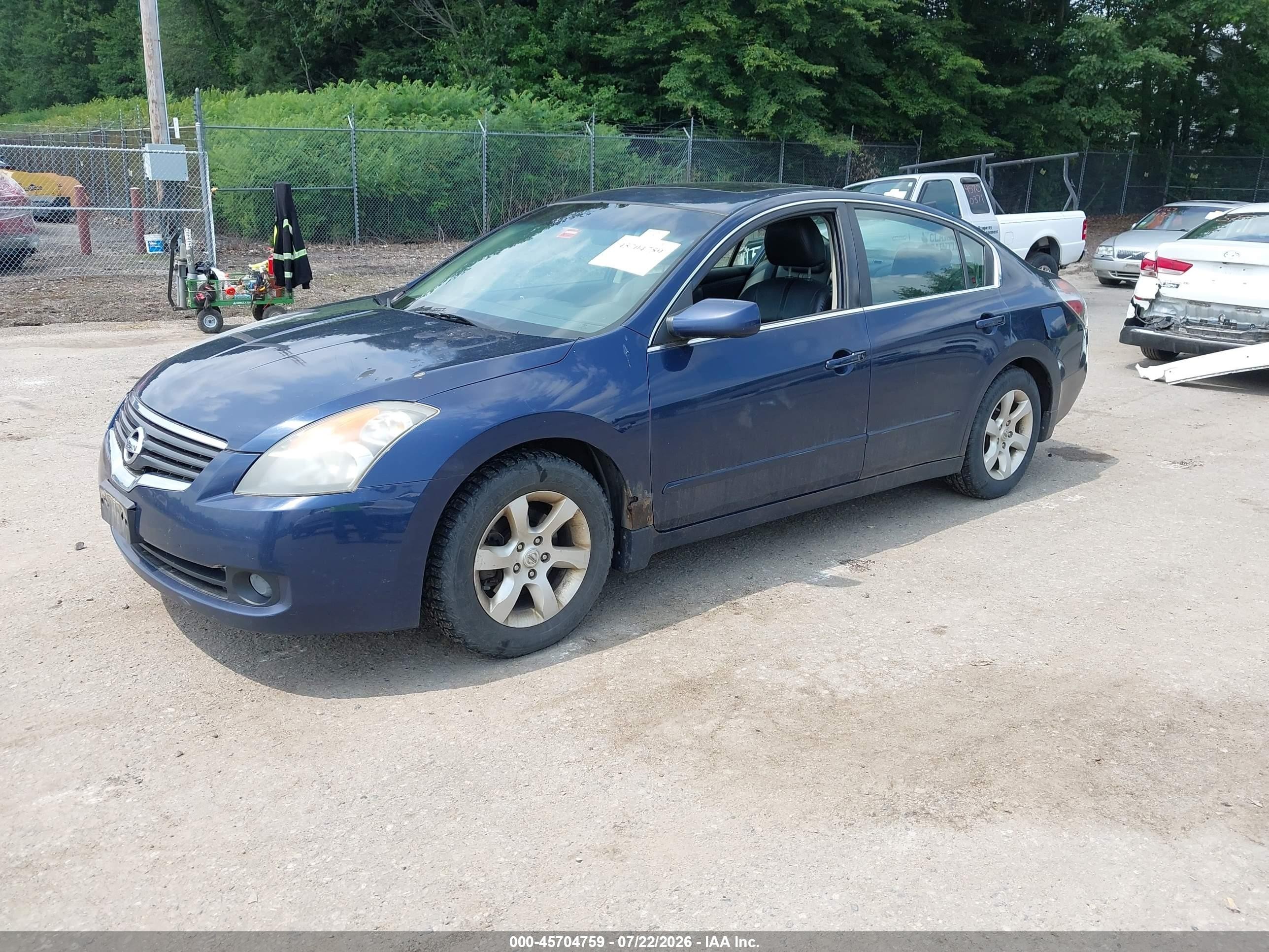 2009 Nissan Altima 2.5 S Blue vin: 1N4AL21E79N434679