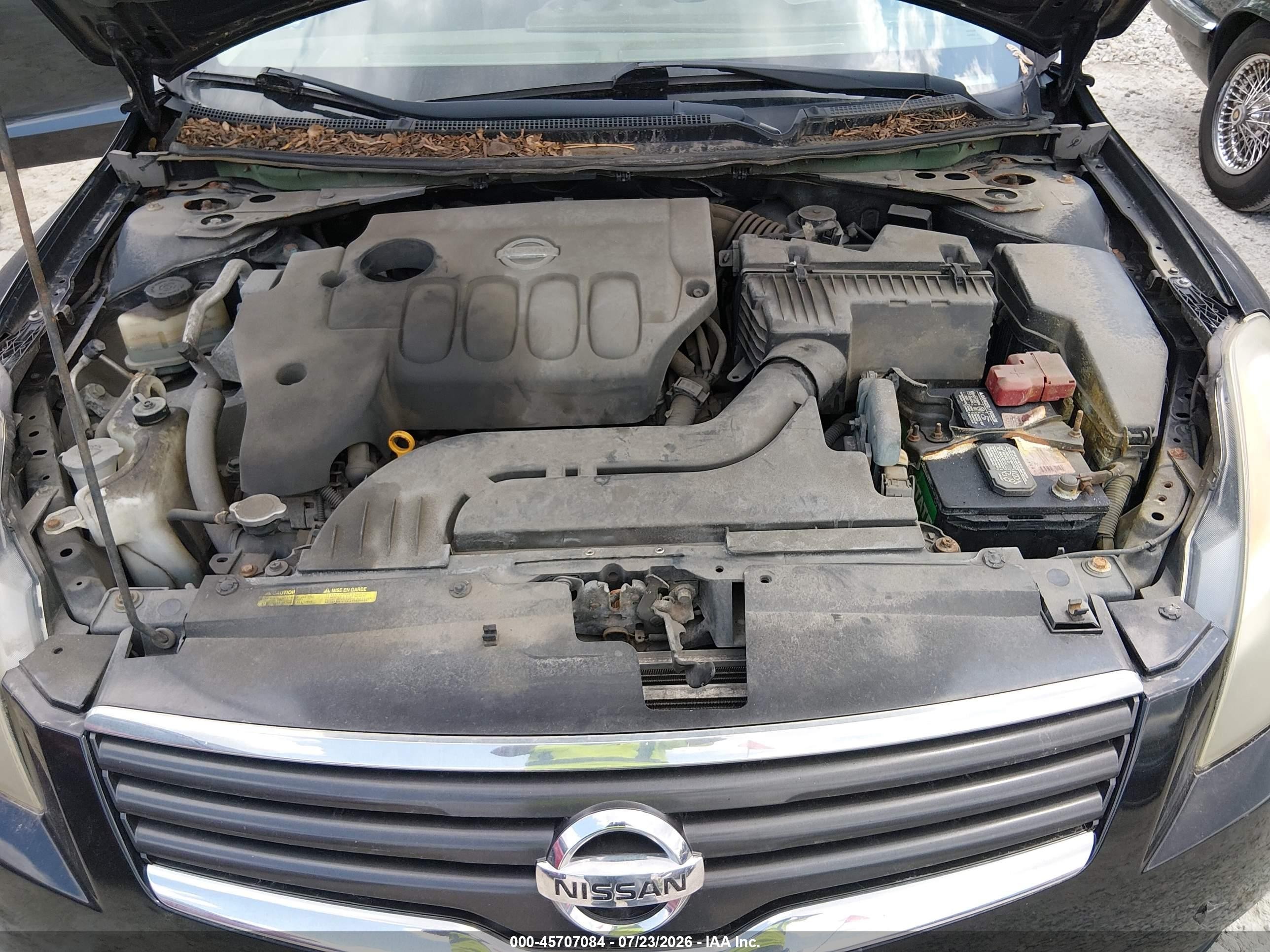 2009 Nissan Altima 2.5 S Black vin: 1N4AL21E79N438263