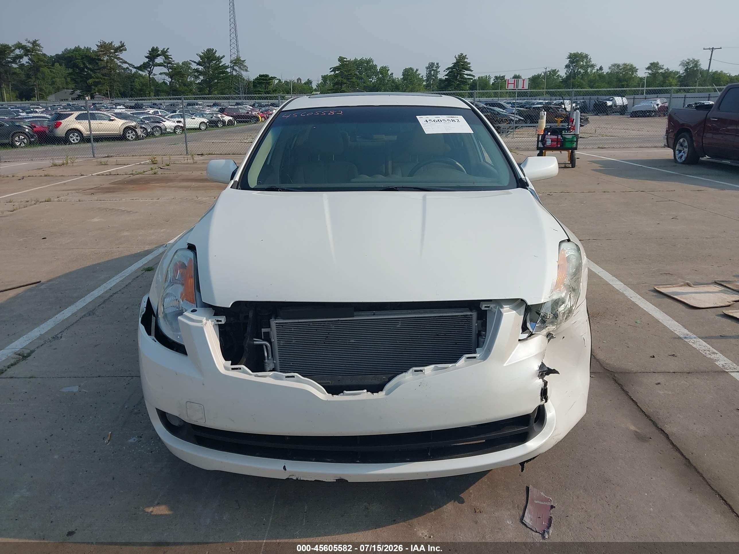 2009 Nissan Altima 2.5 S Белый vin: 1N4AL21E79N443110