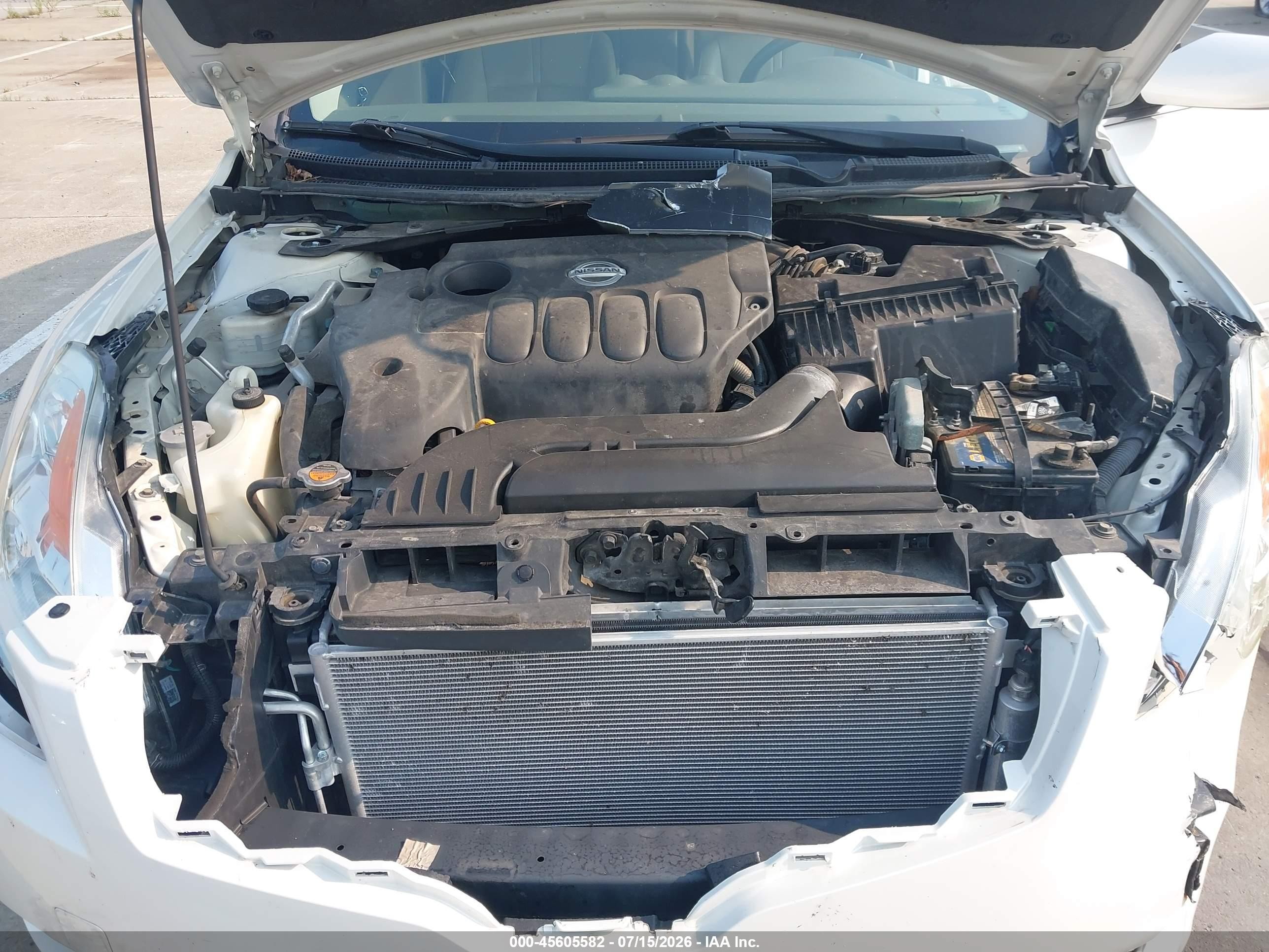 2009 Nissan Altima 2.5 S Белый vin: 1N4AL21E79N443110