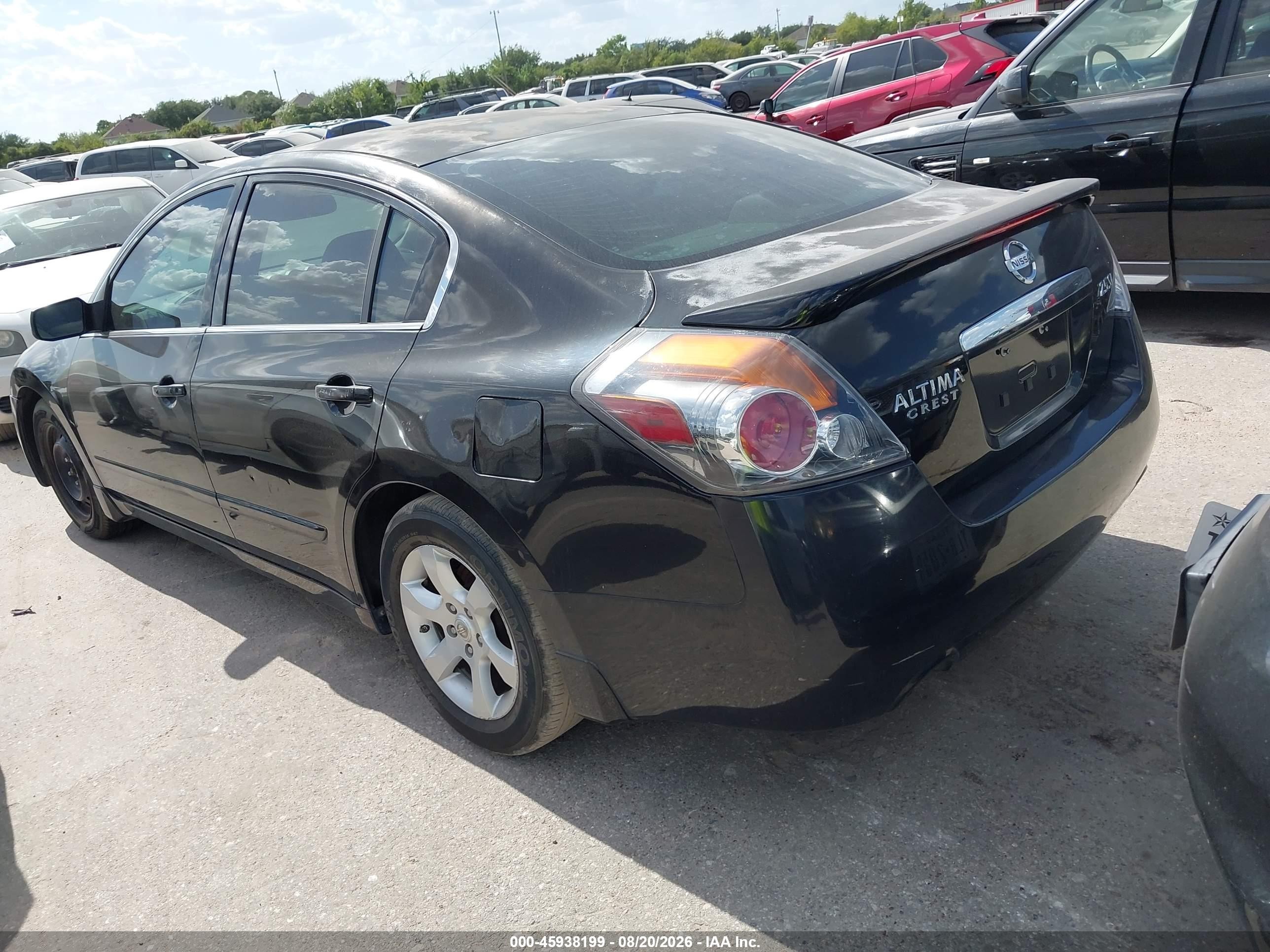 2009 Nissan Altima 2.5 S Black vin: 1N4AL21E79N499533