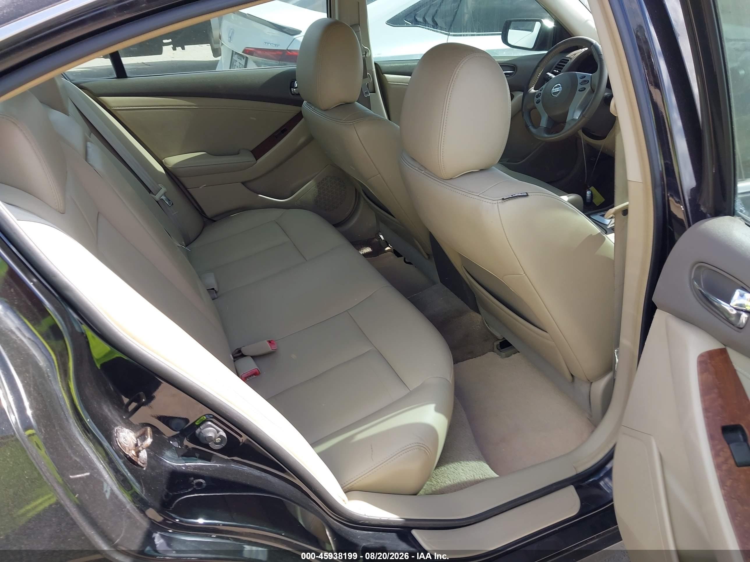 2009 Nissan Altima 2.5 S Black vin: 1N4AL21E79N499533