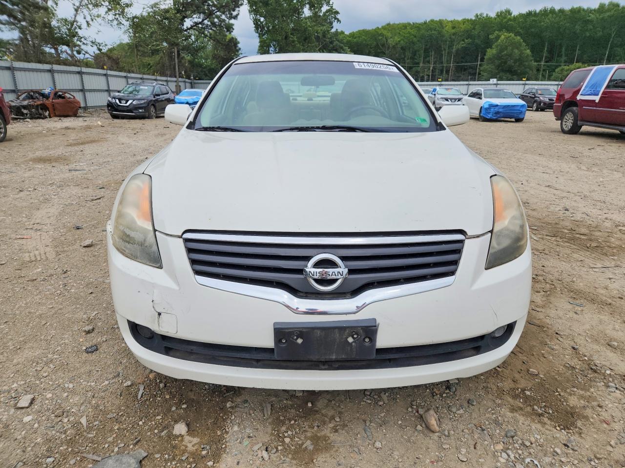 2009 Nissan Altima 2.5 White vin: 1N4AL21E79N517366