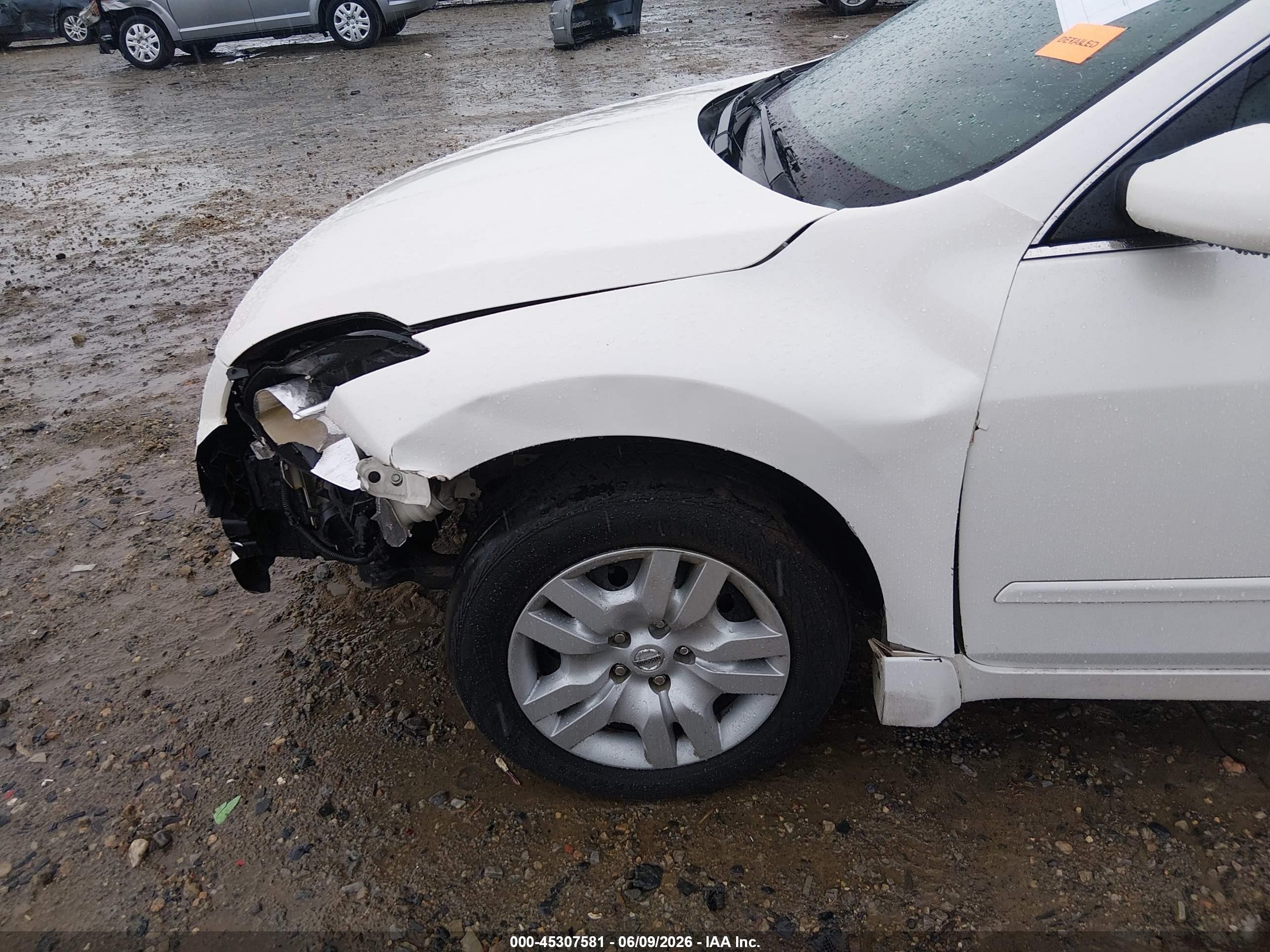 2009 Nissan Altima 2.5 S White vin: 1N4AL21E79N532627