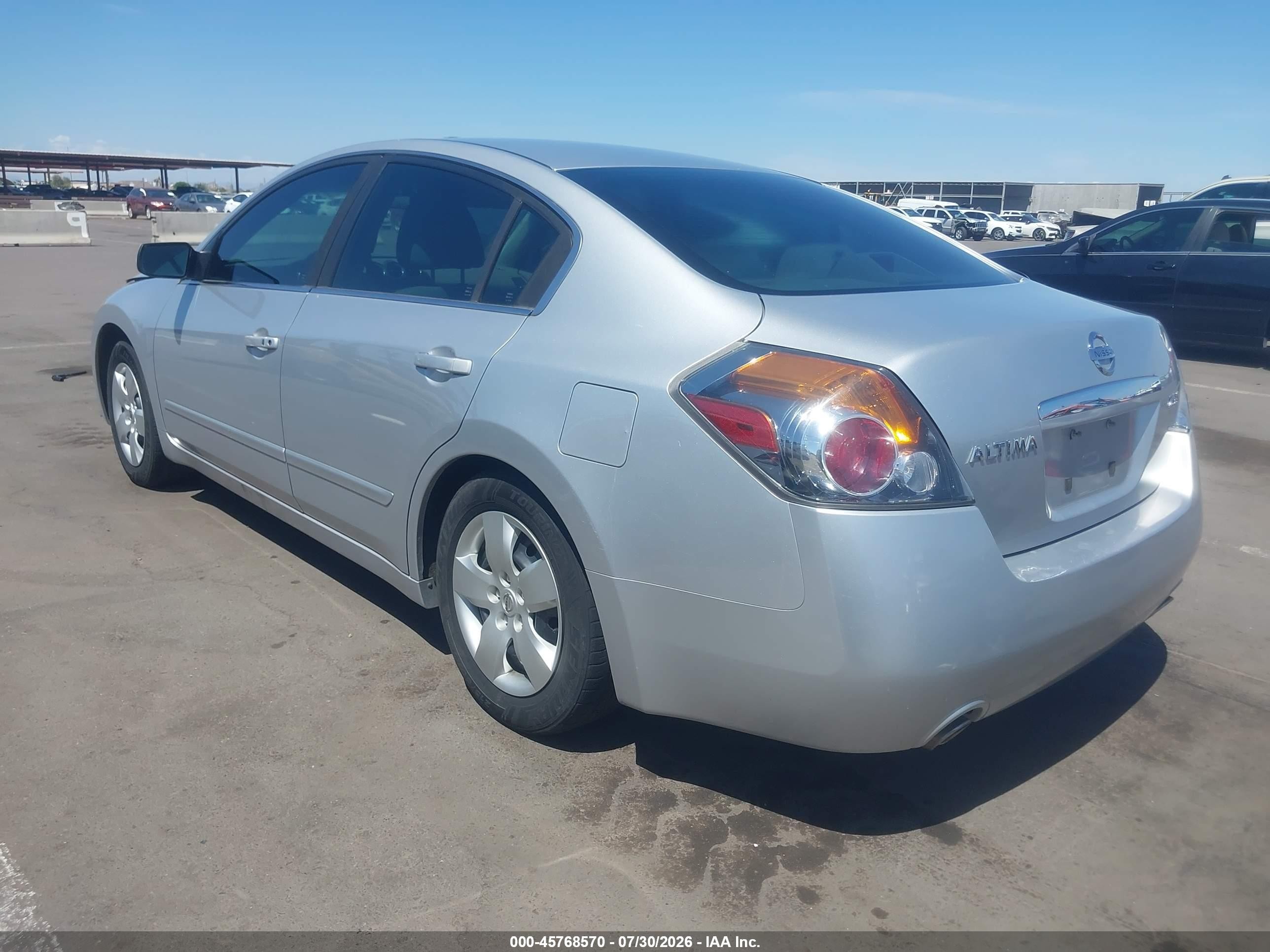 2007 Nissan Altima 2.5 S Silver vin: 1N4AL21E87C108804