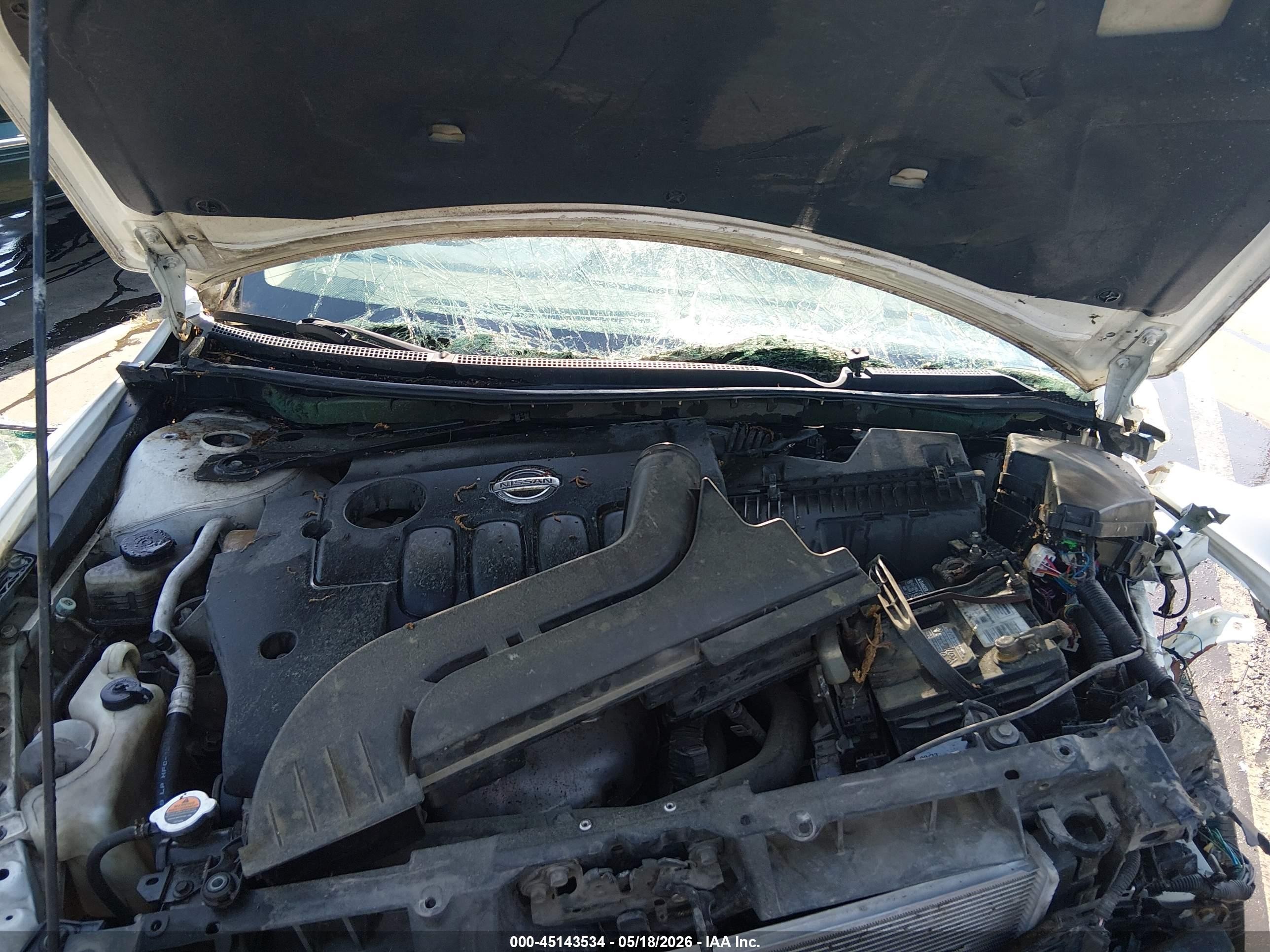 2007 Nissan Altima 2.5 S White vin: 1N4AL21E87C164385
