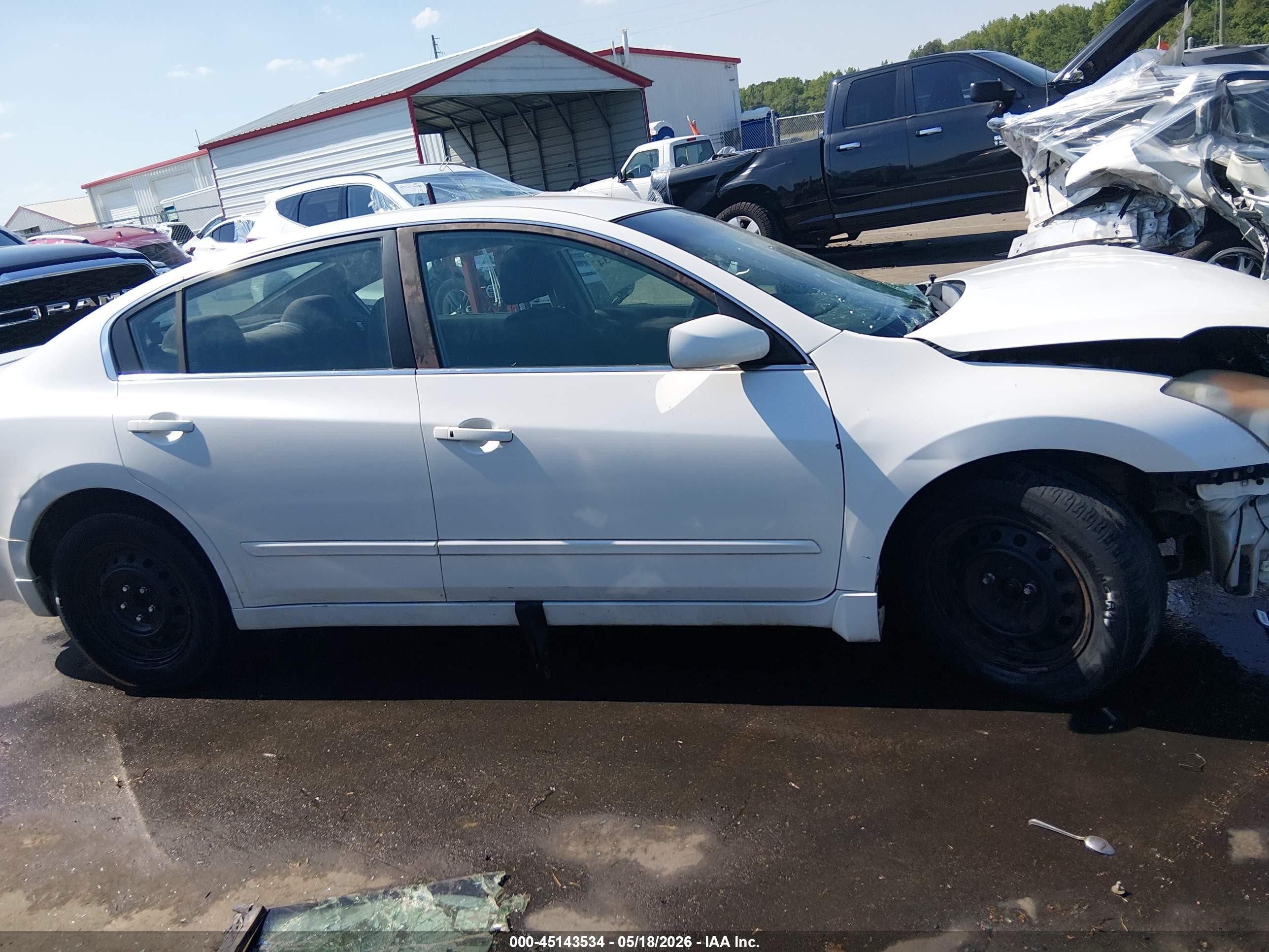 2007 Nissan Altima 2.5 S White vin: 1N4AL21E87C164385