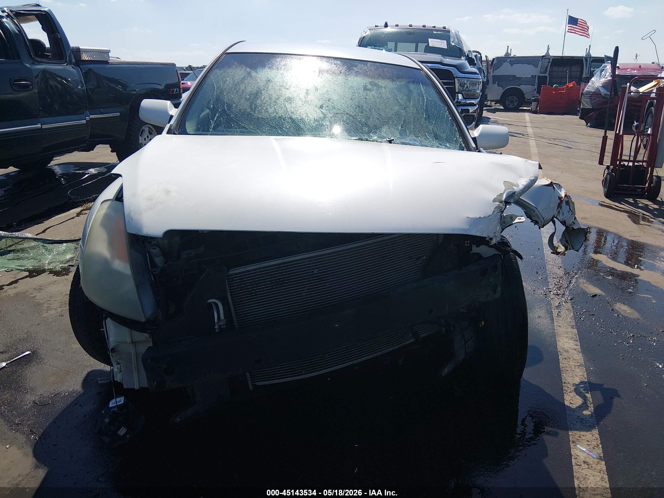 2007 Nissan Altima 2.5 S White vin: 1N4AL21E87C164385