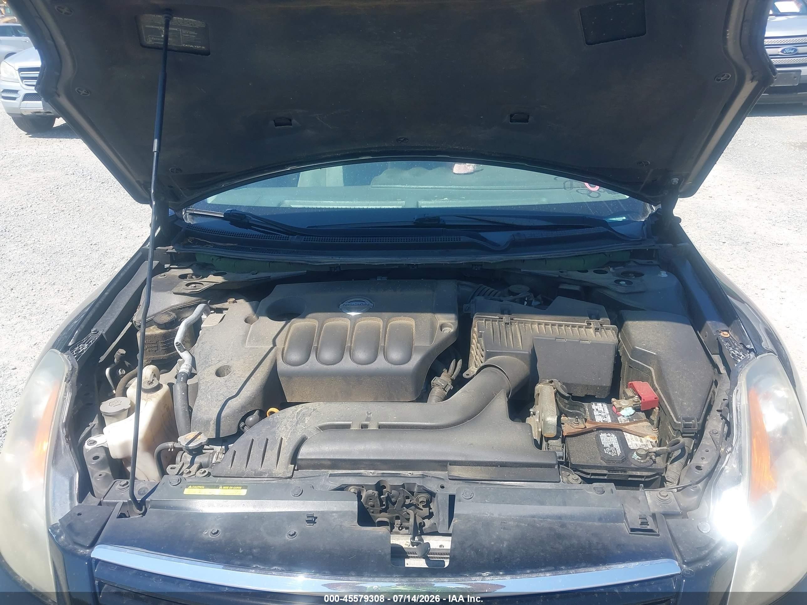 2007 Nissan Altima 2.5 S Black vin: 1N4AL21E87C202827