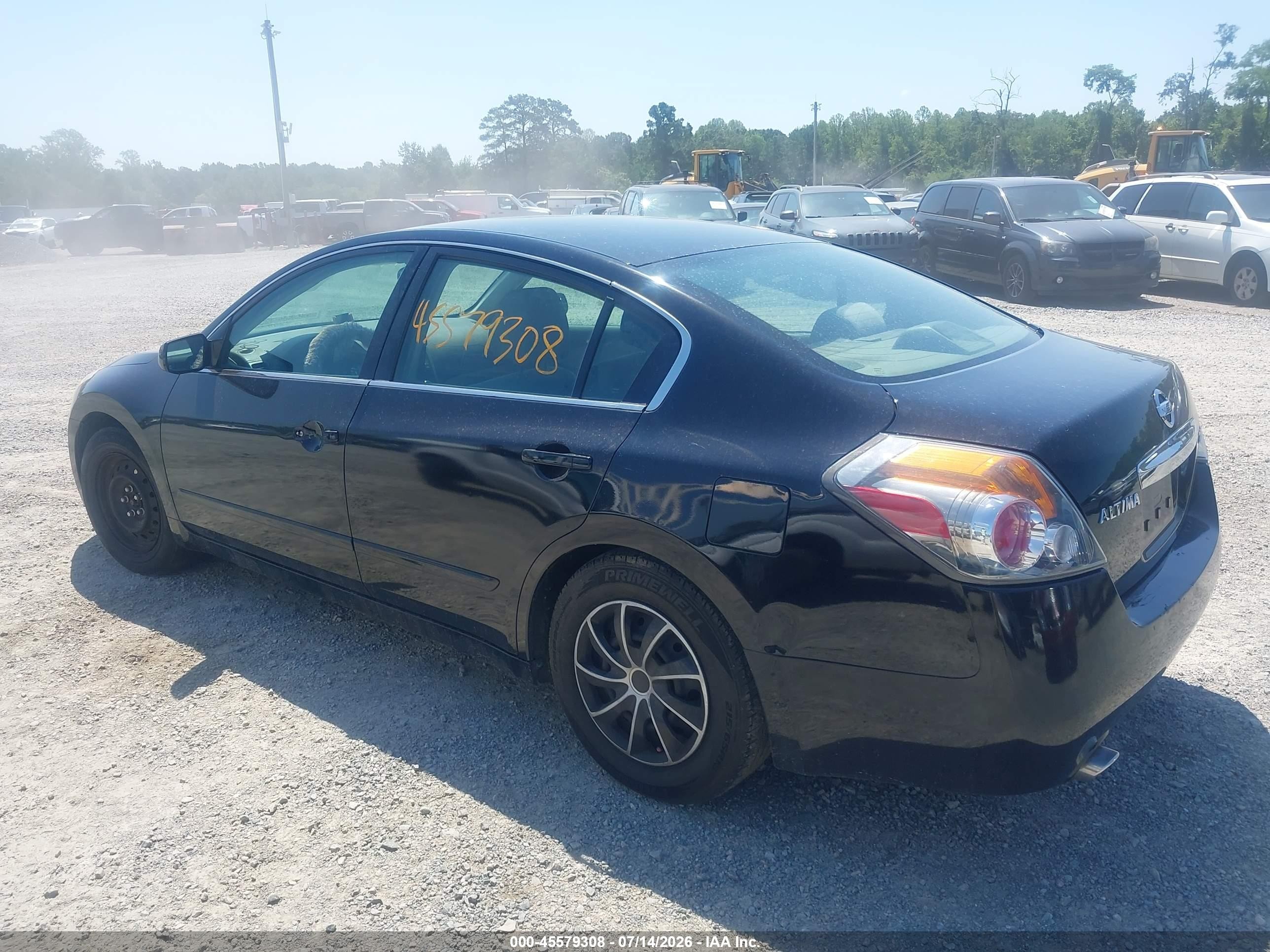 2007 Nissan Altima 2.5 S Black vin: 1N4AL21E87C202827