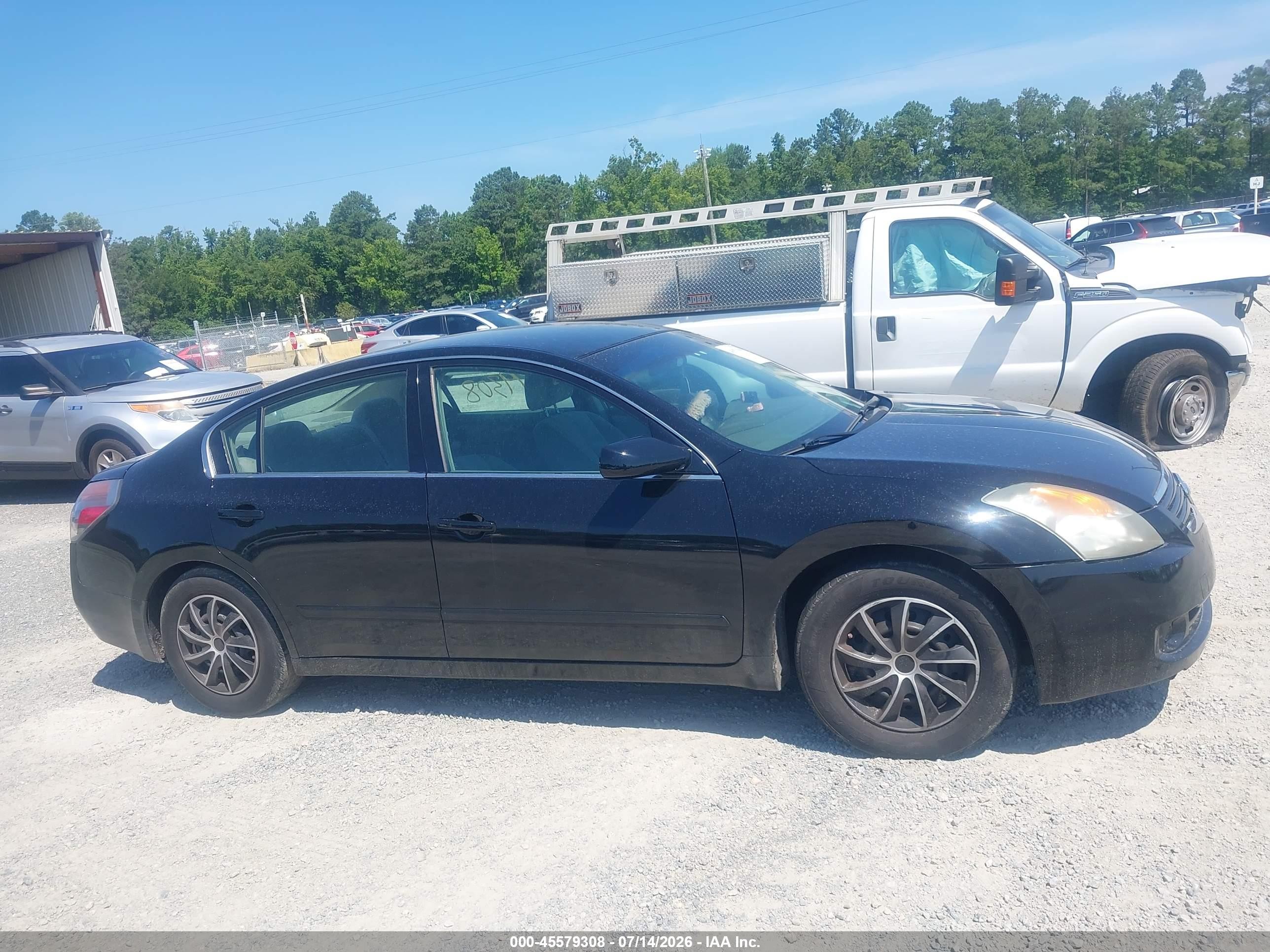 2007 Nissan Altima 2.5 S Black vin: 1N4AL21E87C202827