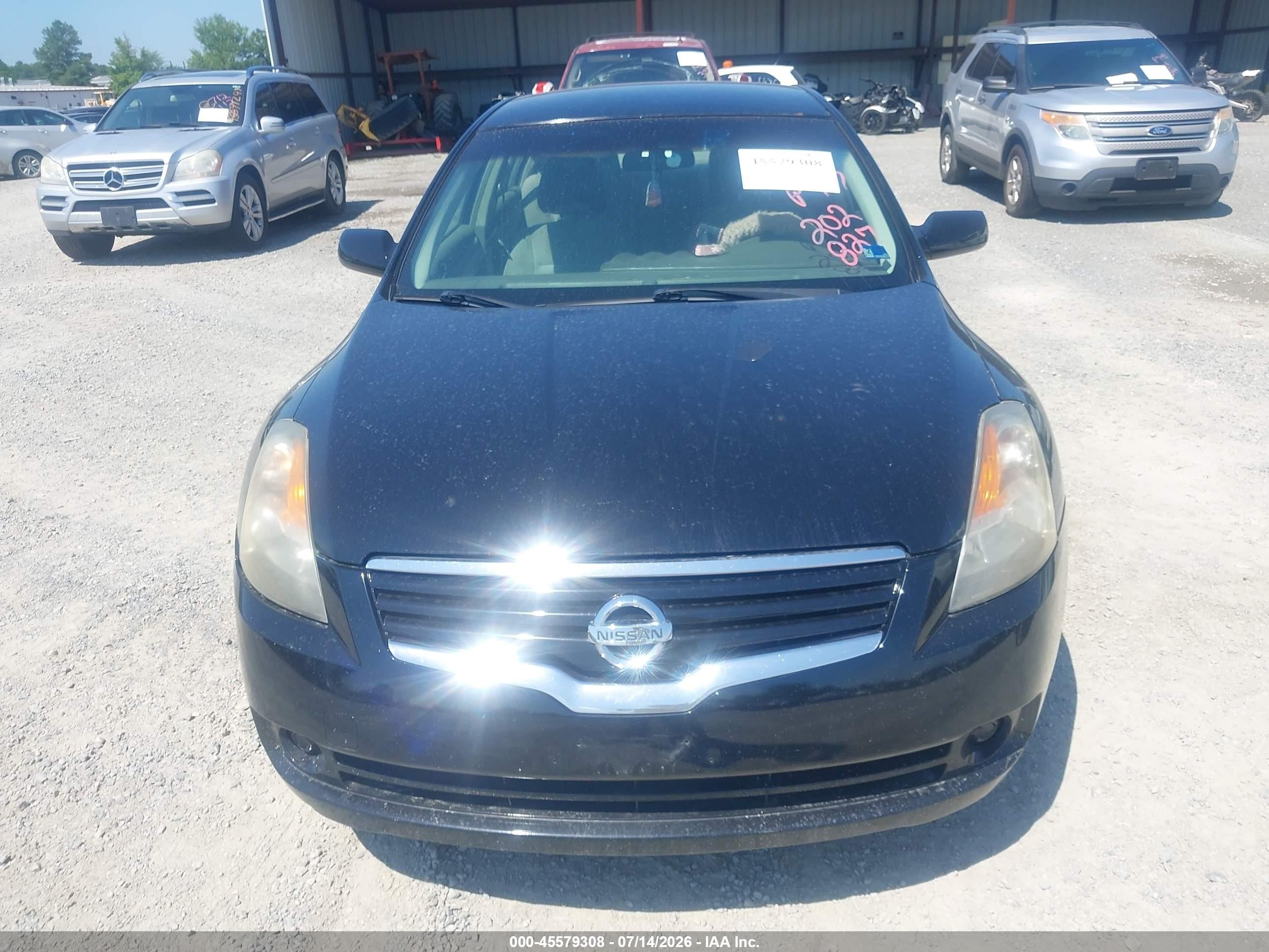 2007 Nissan Altima 2.5 S Black vin: 1N4AL21E87C202827