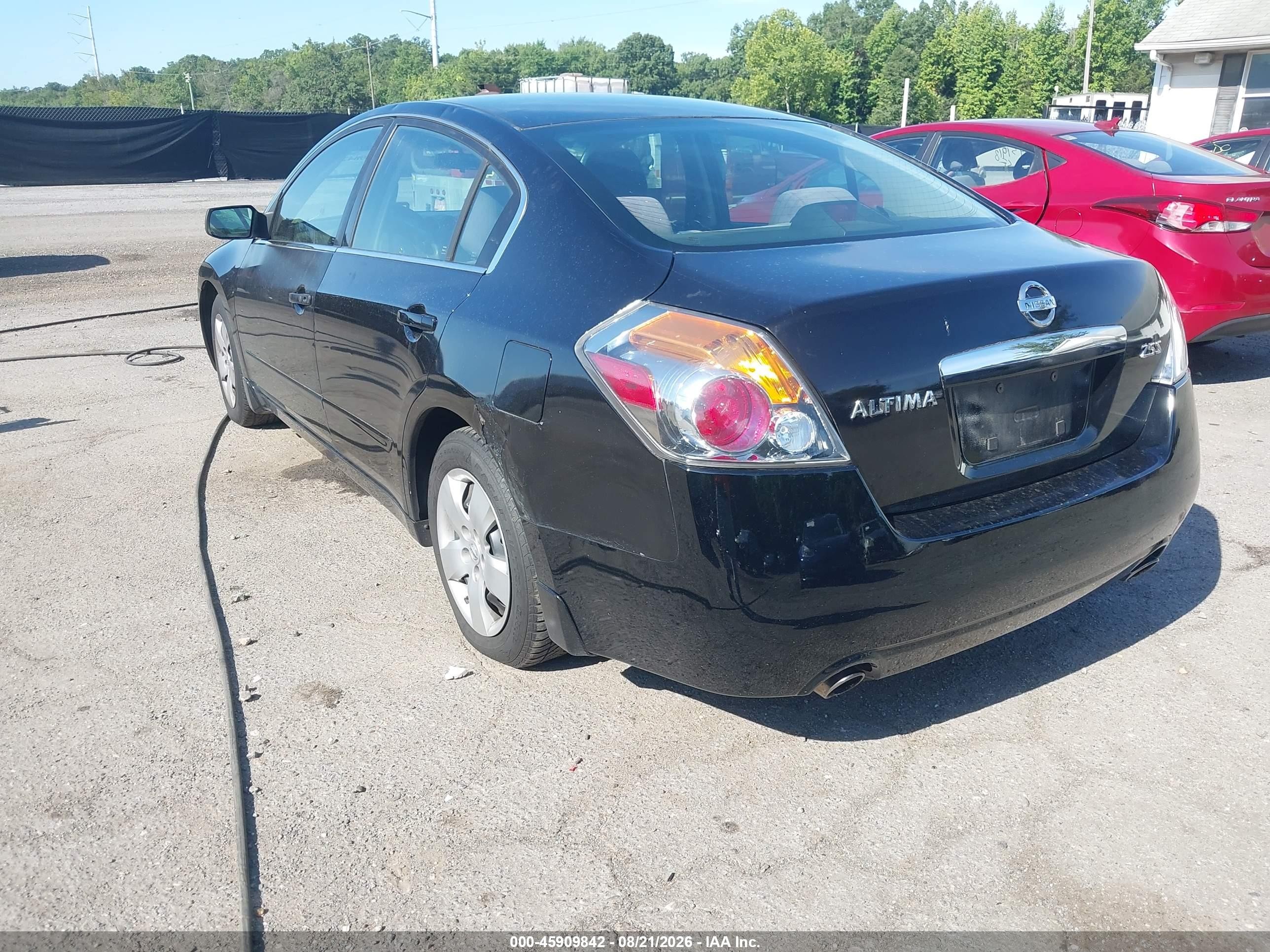 2008 Nissan Altima 2.5 S Black vin: 1N4AL21E88C112210