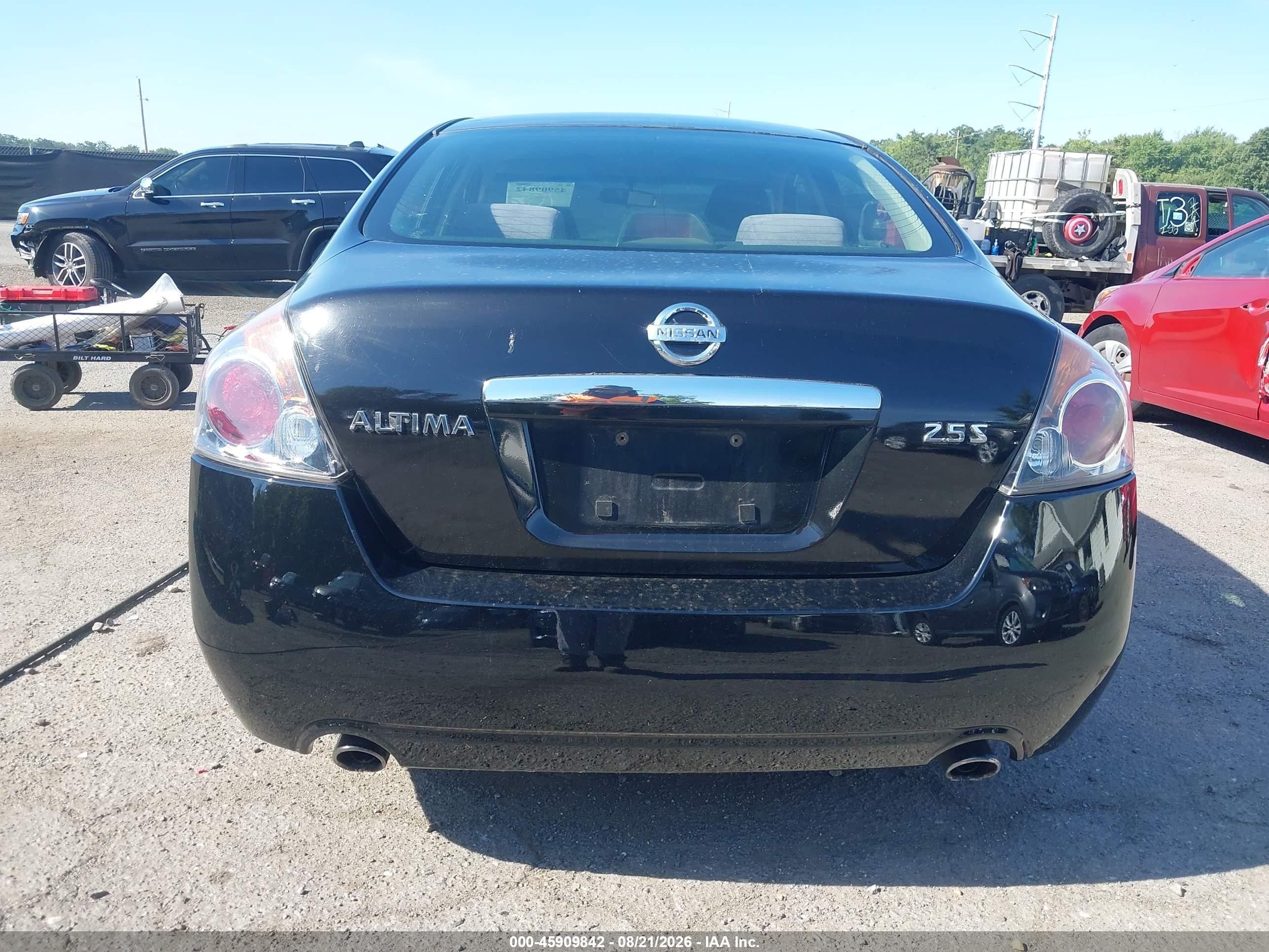 2008 Nissan Altima 2.5 S Black vin: 1N4AL21E88C112210