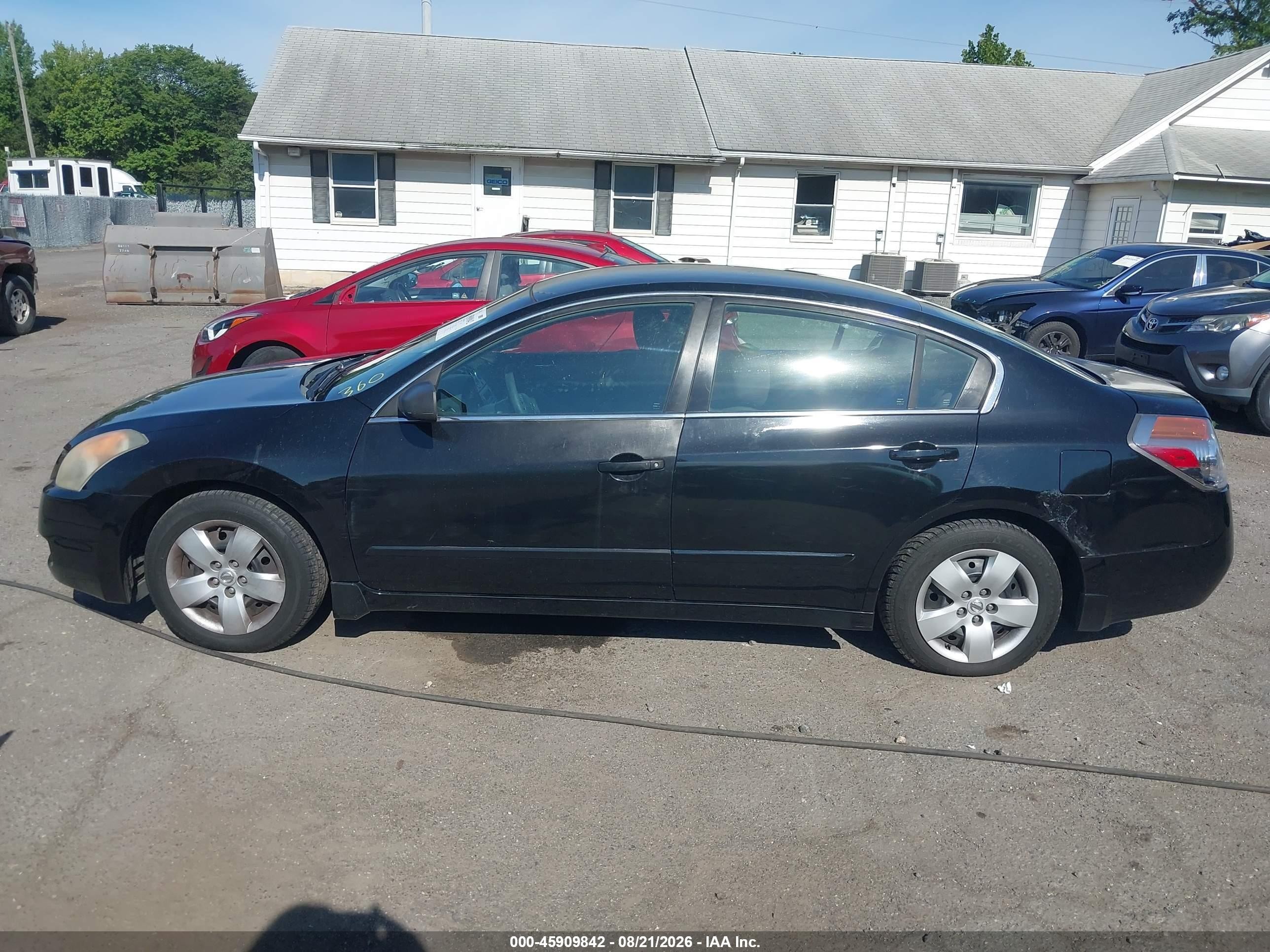 2008 Nissan Altima 2.5 S Black vin: 1N4AL21E88C112210