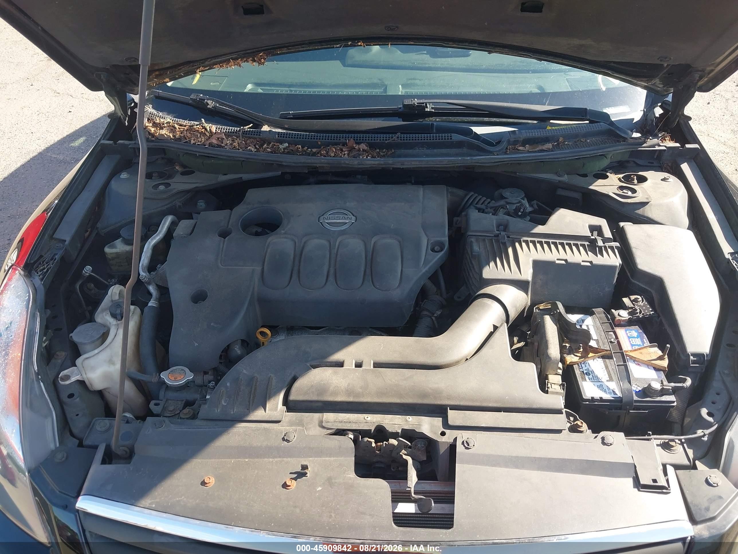 2008 Nissan Altima 2.5 S Black vin: 1N4AL21E88C112210