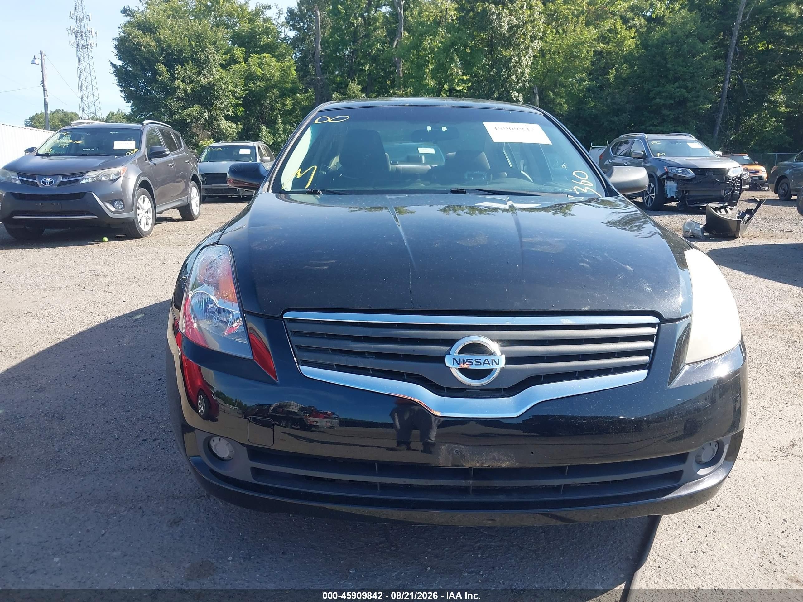 2008 Nissan Altima 2.5 S Black vin: 1N4AL21E88C112210