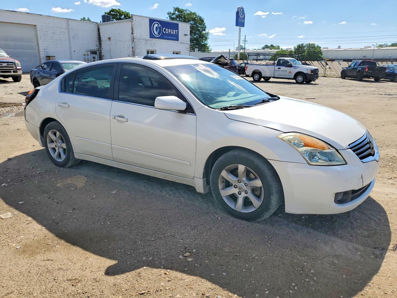 2008 Nissan Altima 2.5 White vin: 1N4AL21E88C217829