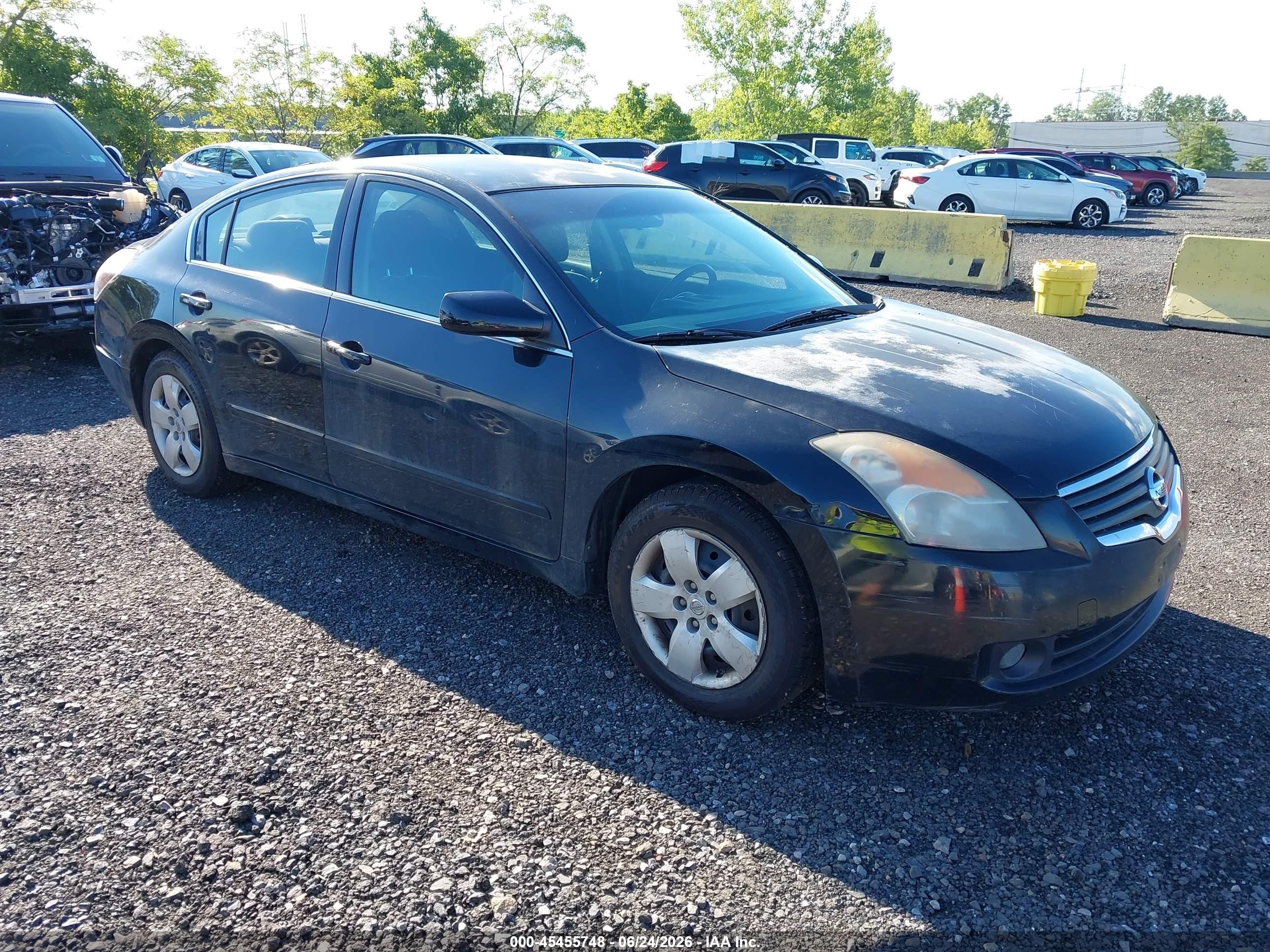 2008 Nissan Altima 2.5 S Black vin: 1N4AL21E88C234310