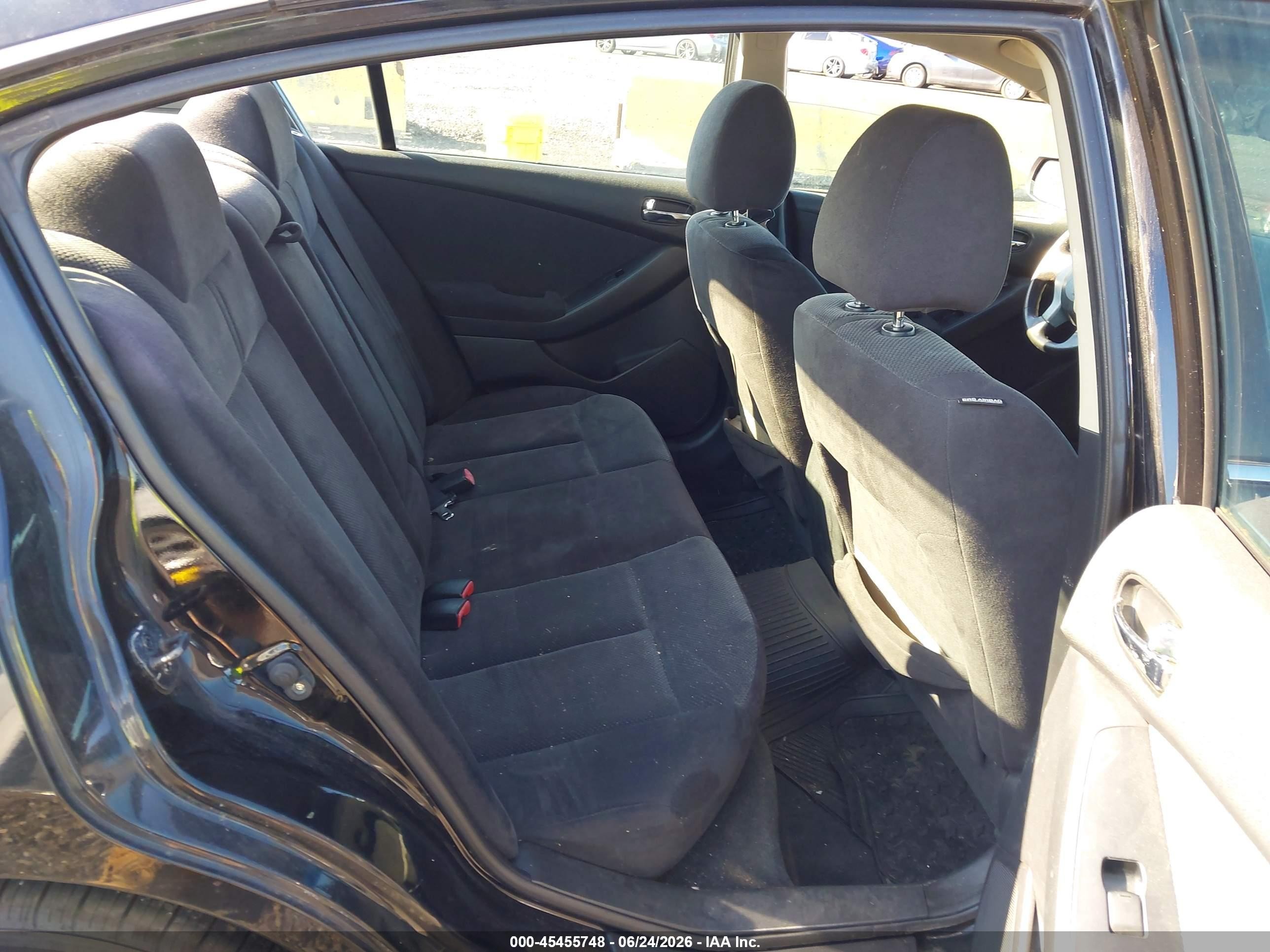 2008 Nissan Altima 2.5 S Black vin: 1N4AL21E88C234310