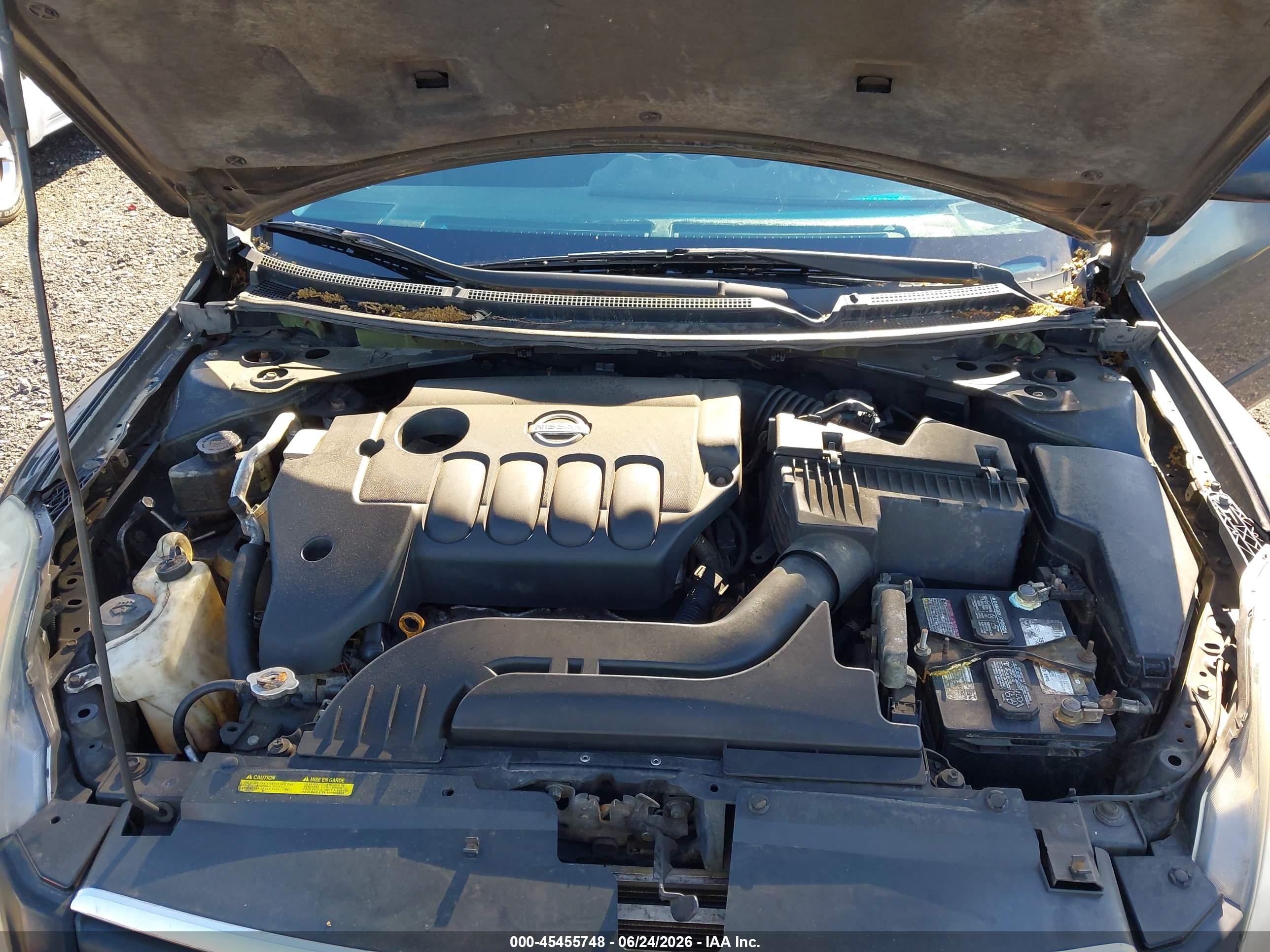 2008 Nissan Altima 2.5 S Black vin: 1N4AL21E88C234310