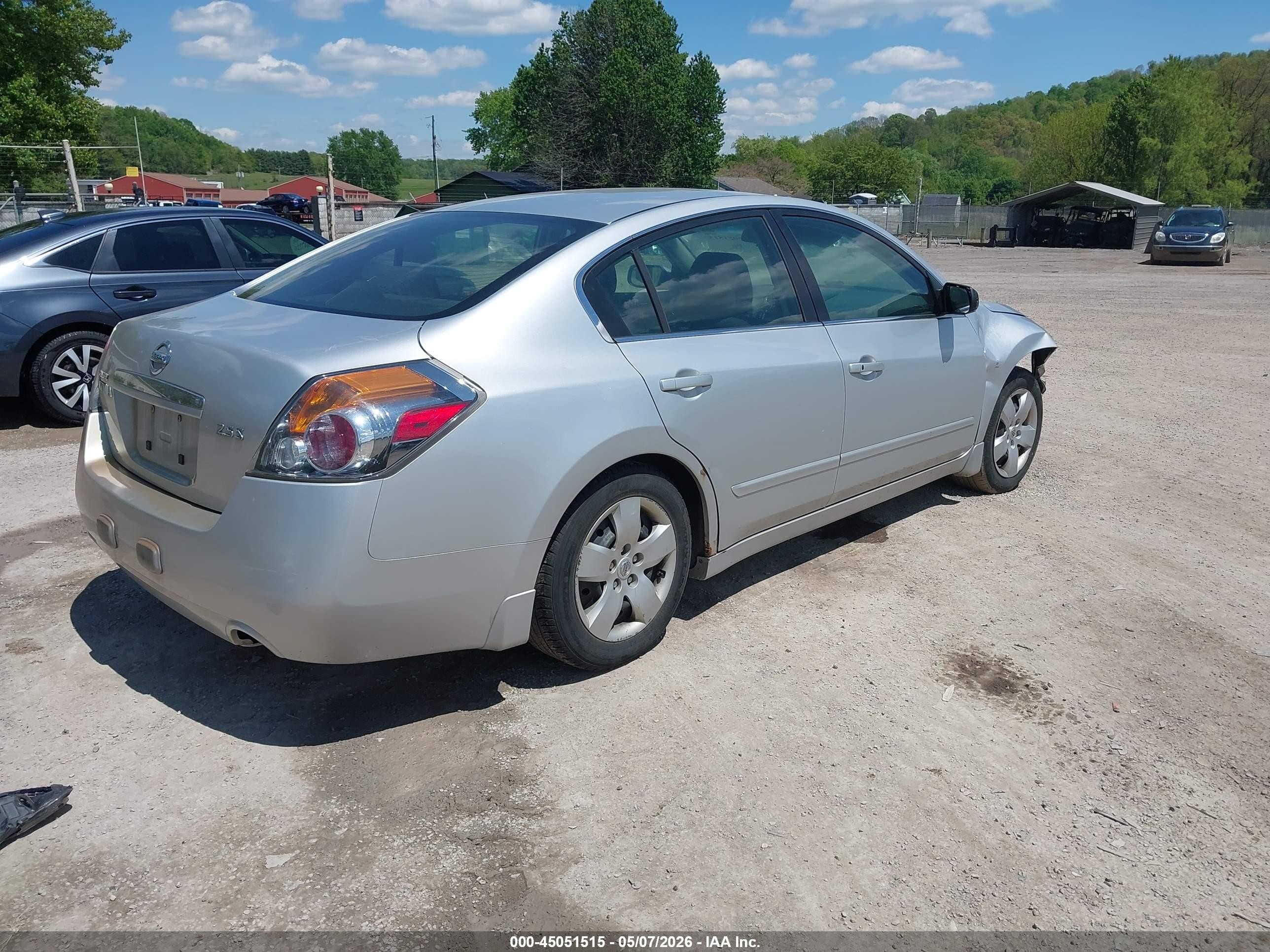 2008 Nissan Altima 2.5 S Серебряный vin: 1N4AL21E88C272071