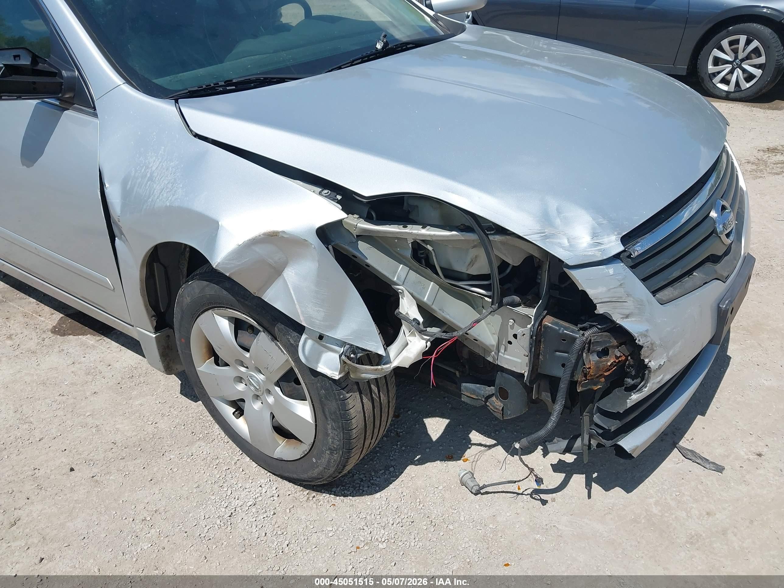 2008 Nissan Altima 2.5 S Серебряный vin: 1N4AL21E88C272071