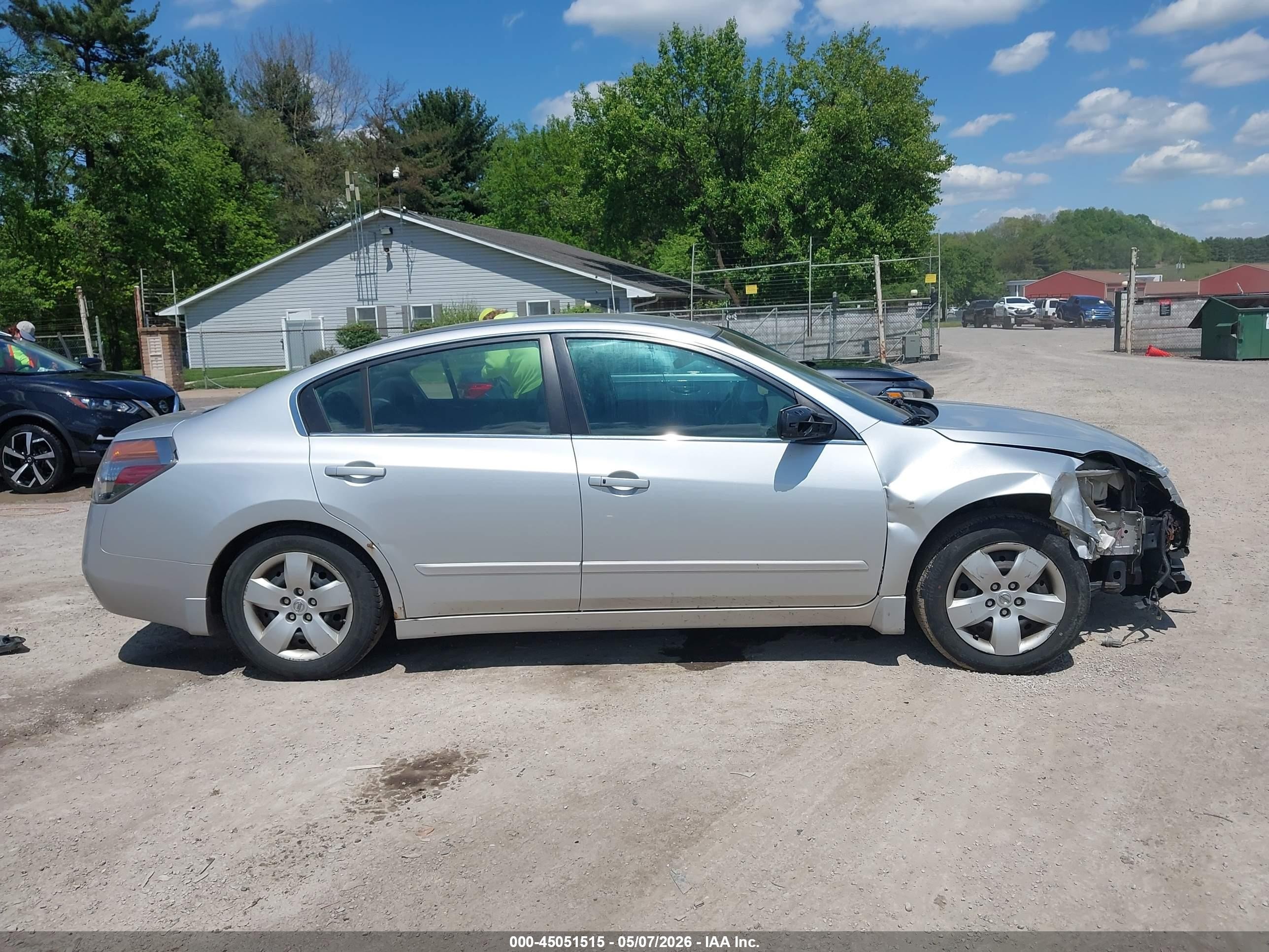 2008 Nissan Altima 2.5 S Серебряный vin: 1N4AL21E88C272071