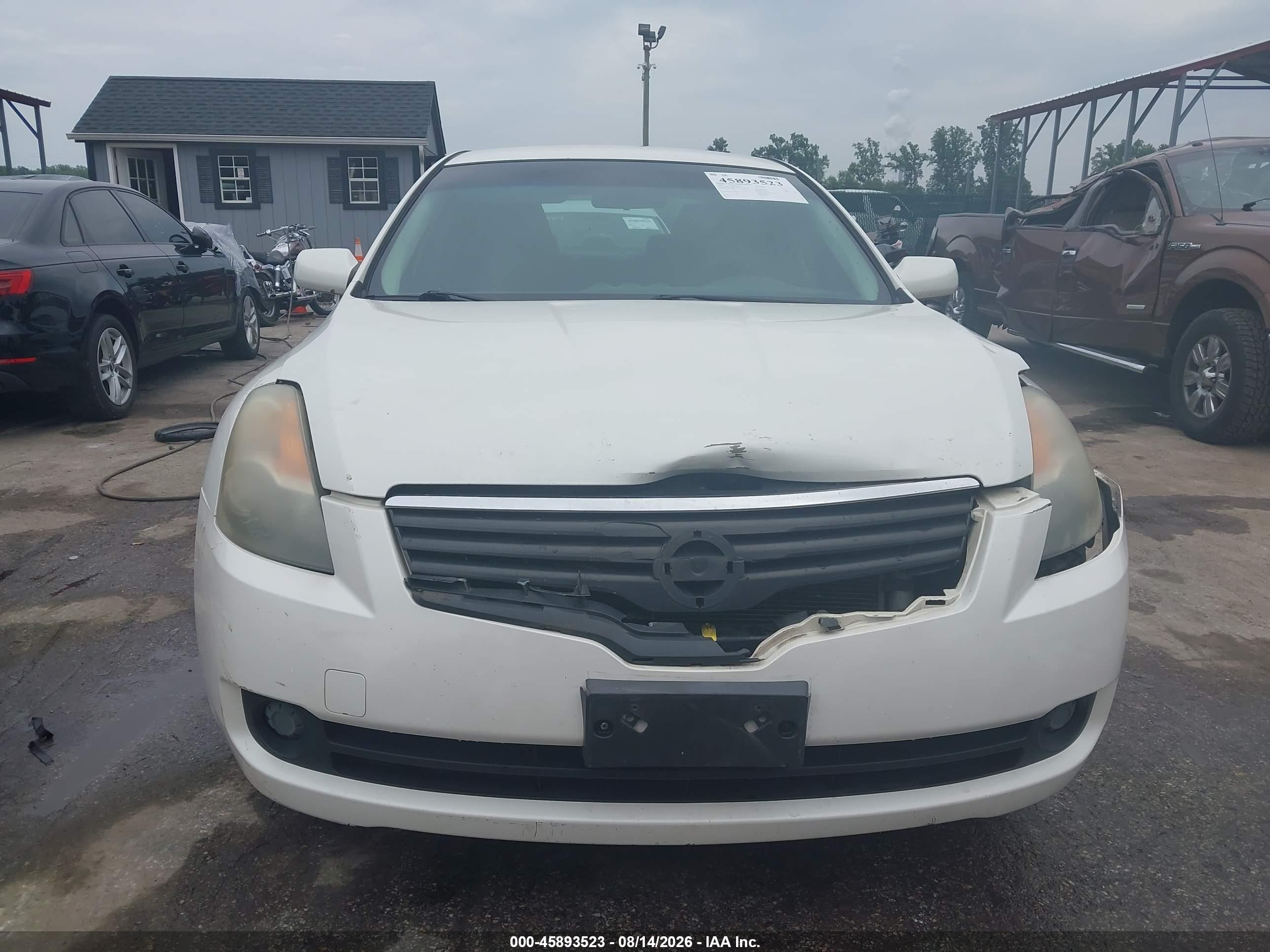 2008 Nissan Altima 2.5 S White vin: 1N4AL21E88C274645