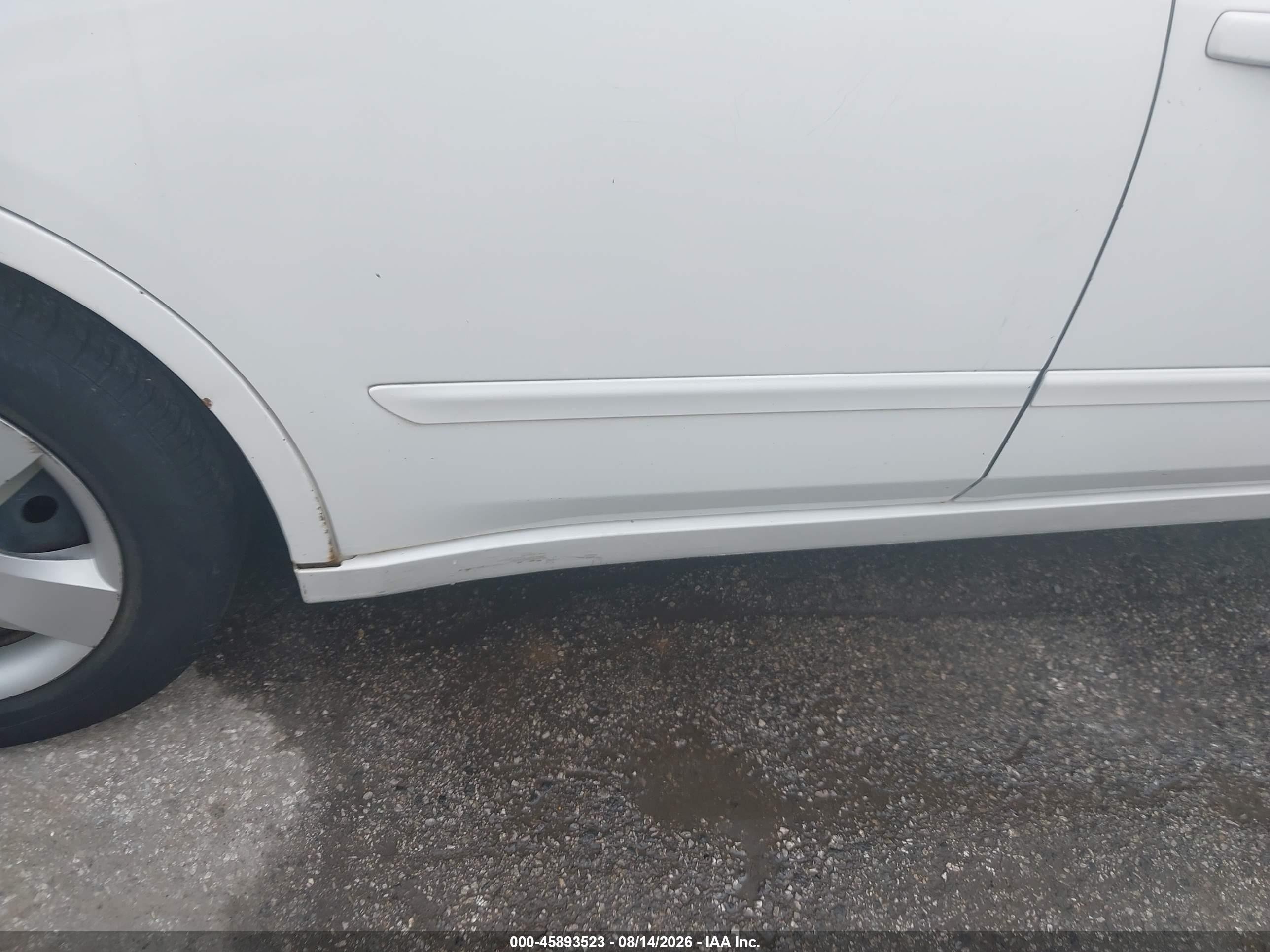 2008 Nissan Altima 2.5 S White vin: 1N4AL21E88C274645