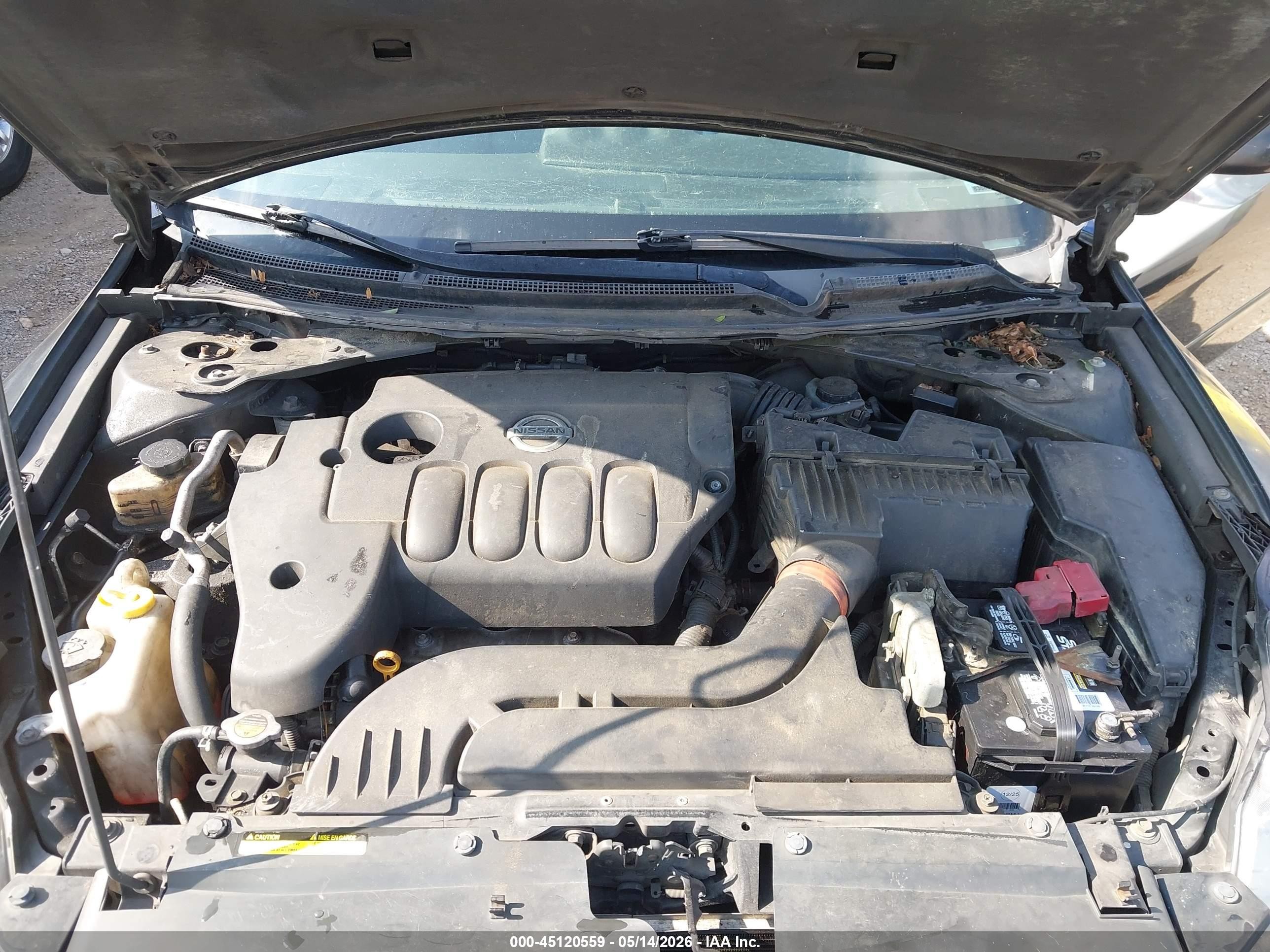 2008 Nissan Altima 2.5 S Black vin: 1N4AL21E88N434673