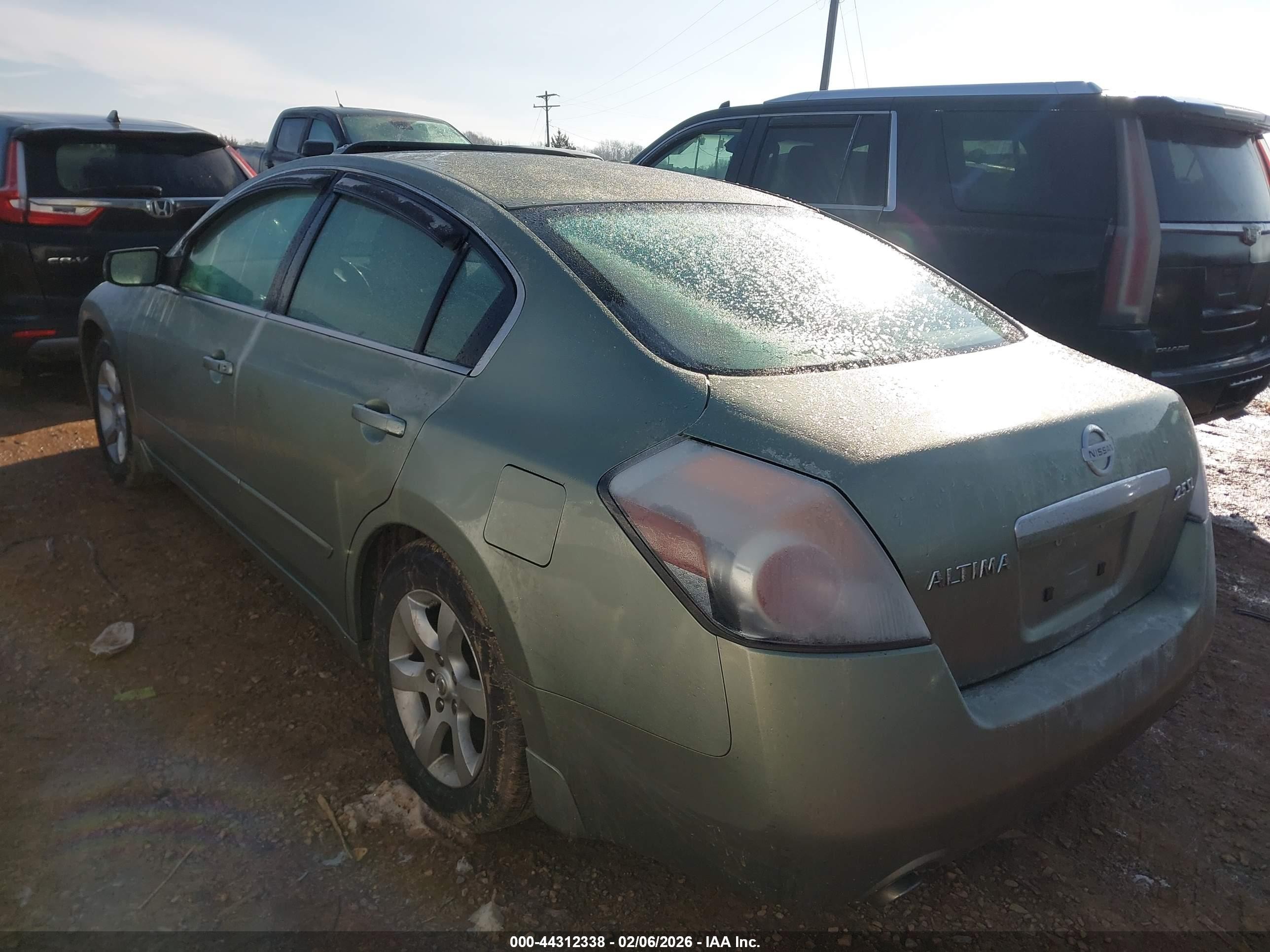 2008 Nissan Altima 2.5 S Green vin: 1N4AL21E88N436701