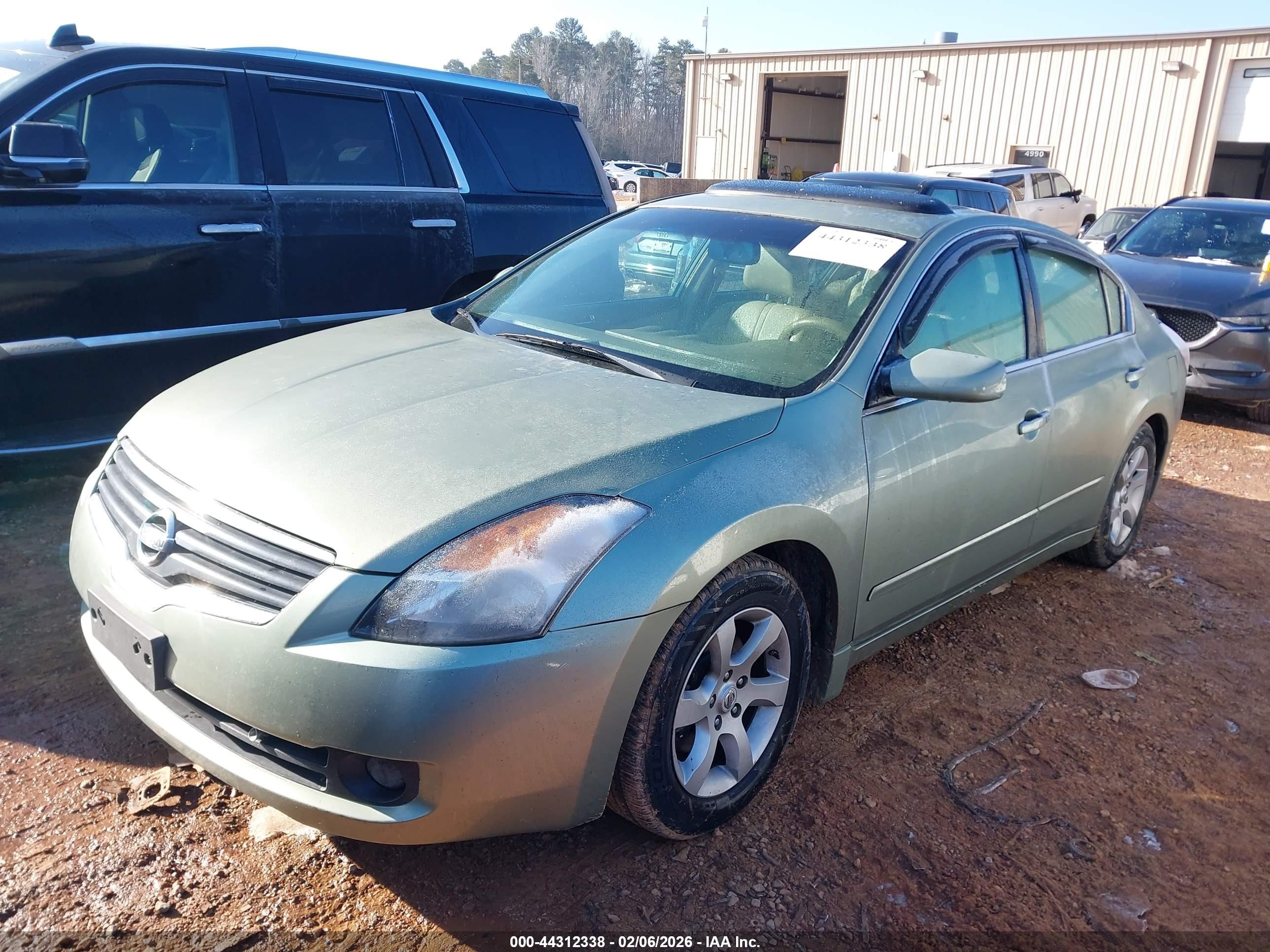 2008 Nissan Altima 2.5 S Green vin: 1N4AL21E88N436701