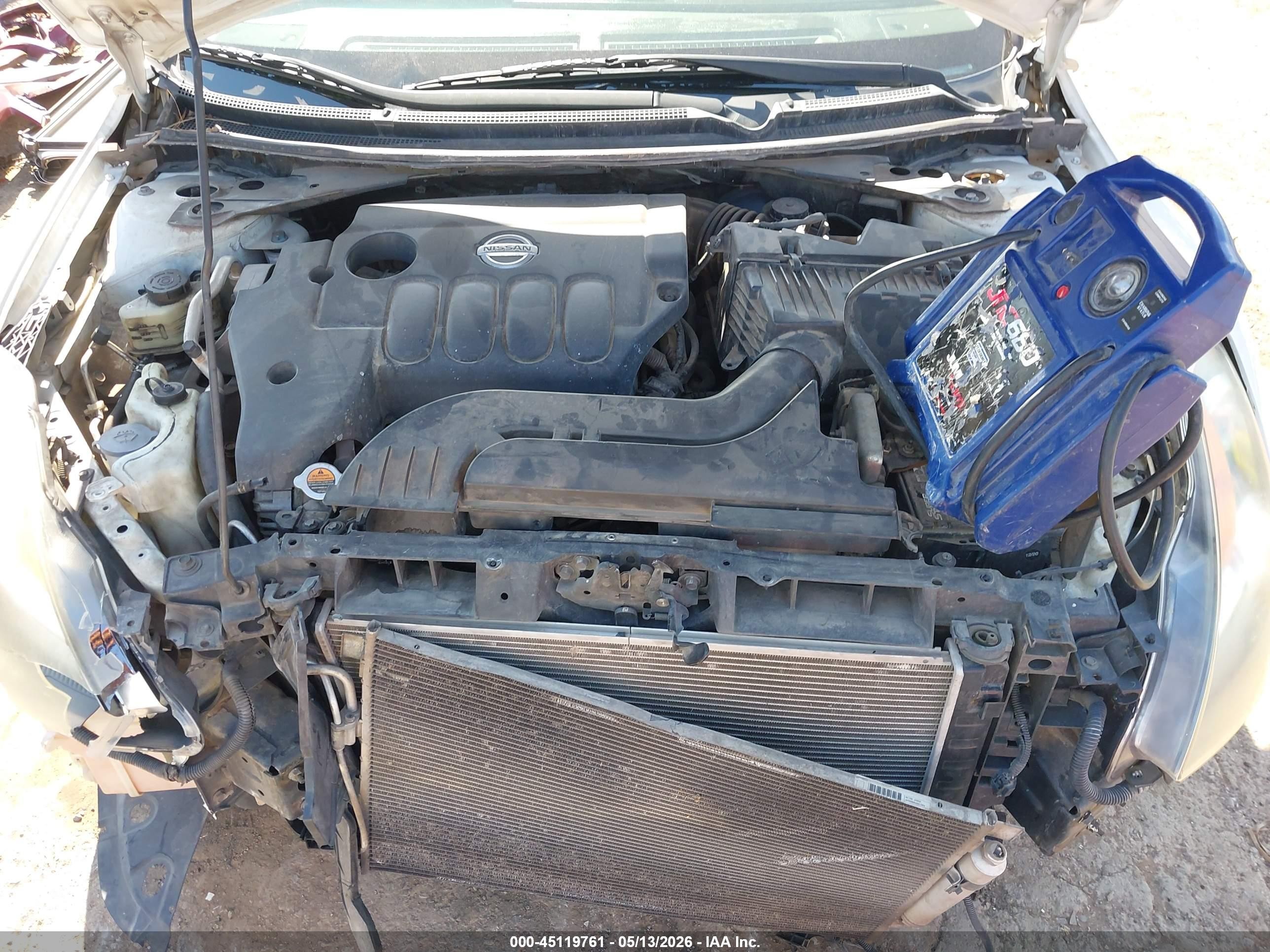 2008 Nissan Altima 2.5 S White vin: 1N4AL21E88N486014