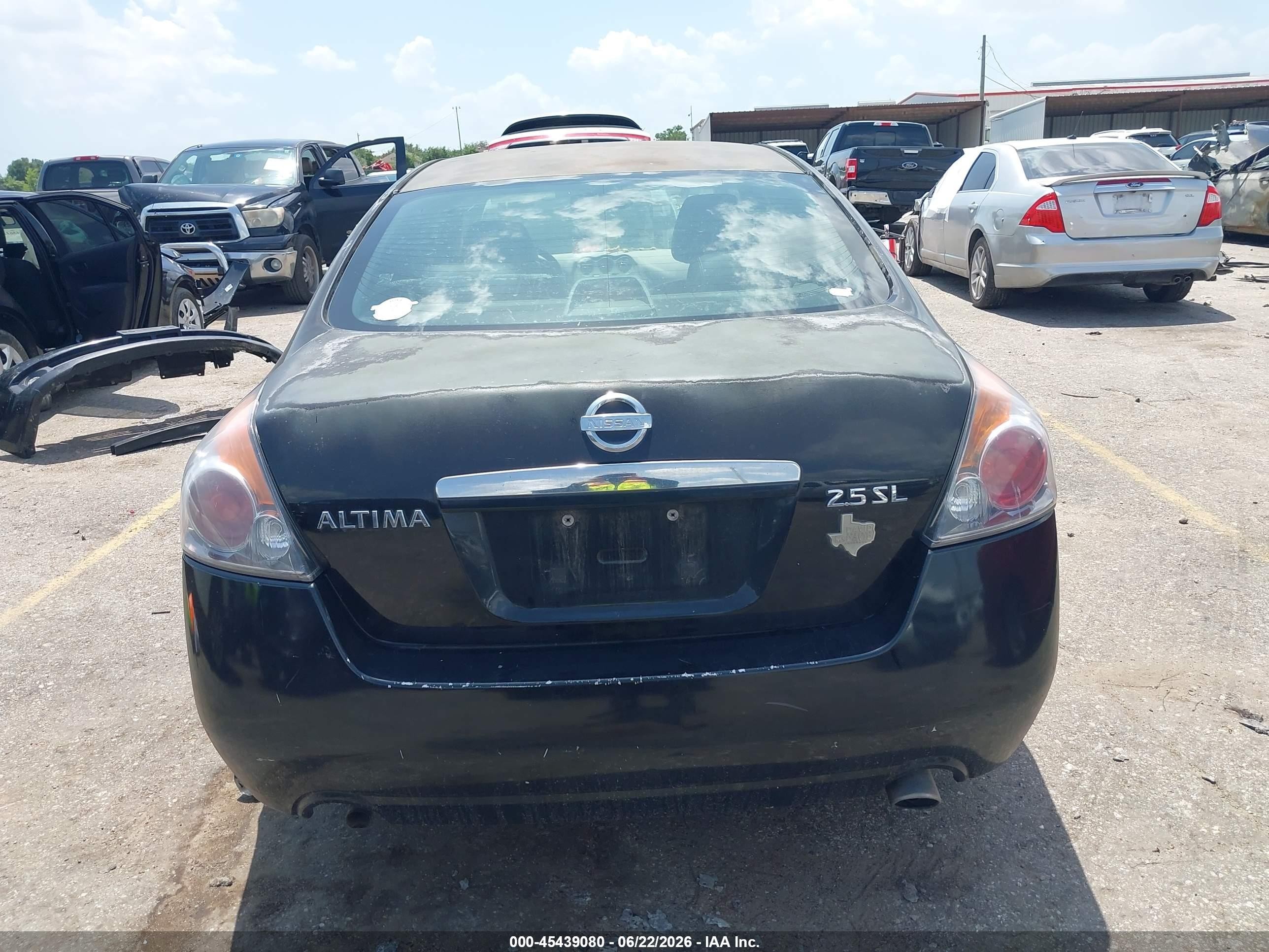 2008 Nissan Altima 2.5 S Black vin: 1N4AL21E88N498194