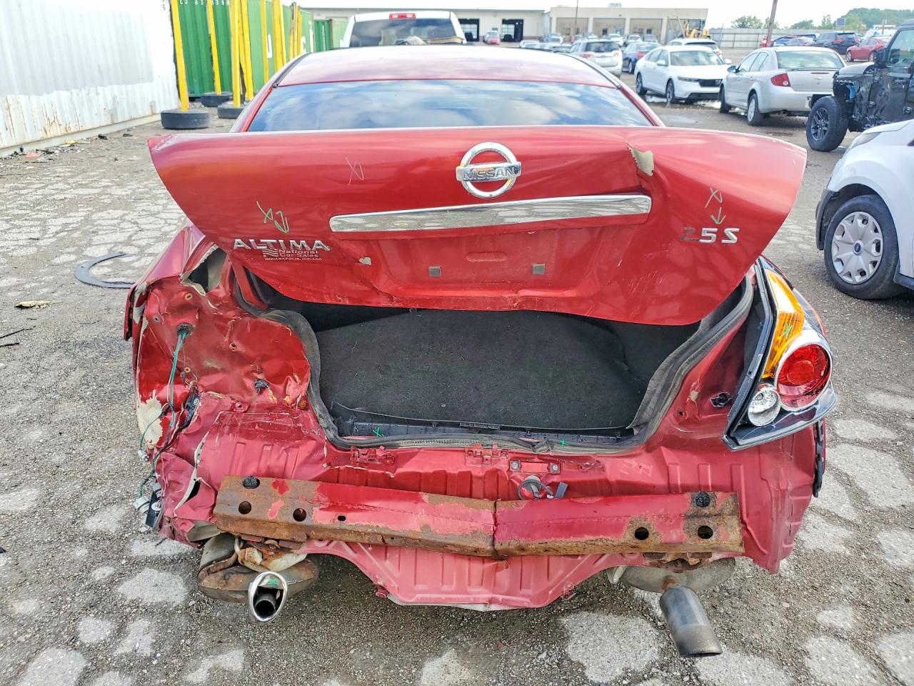 2009 Nissan Altima 2.5 Красный vin: 1N4AL21E89C133883