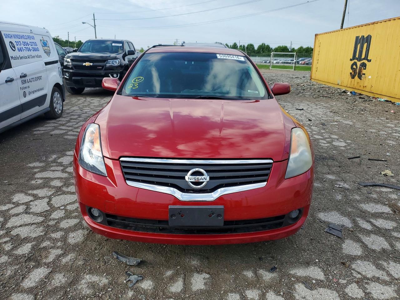 2009 Nissan Altima 2.5 Красный vin: 1N4AL21E89C133883
