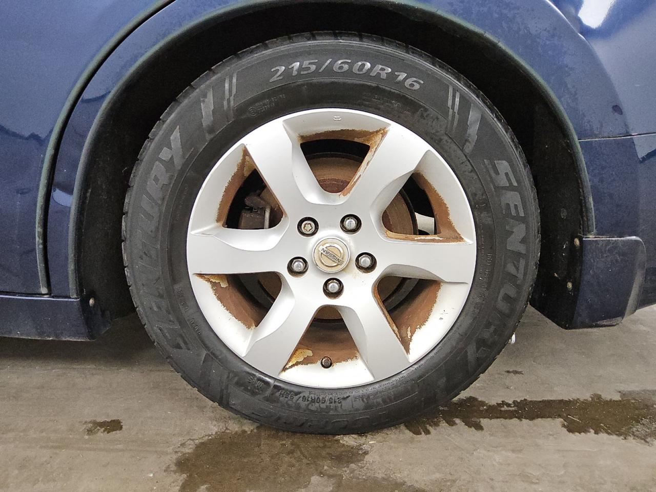 2009 Nissan Altima 2.5/2.5s Blue vin: 1N4AL21E89N403232 Damage: Left Rear Tire, Worn, Replacement Required
