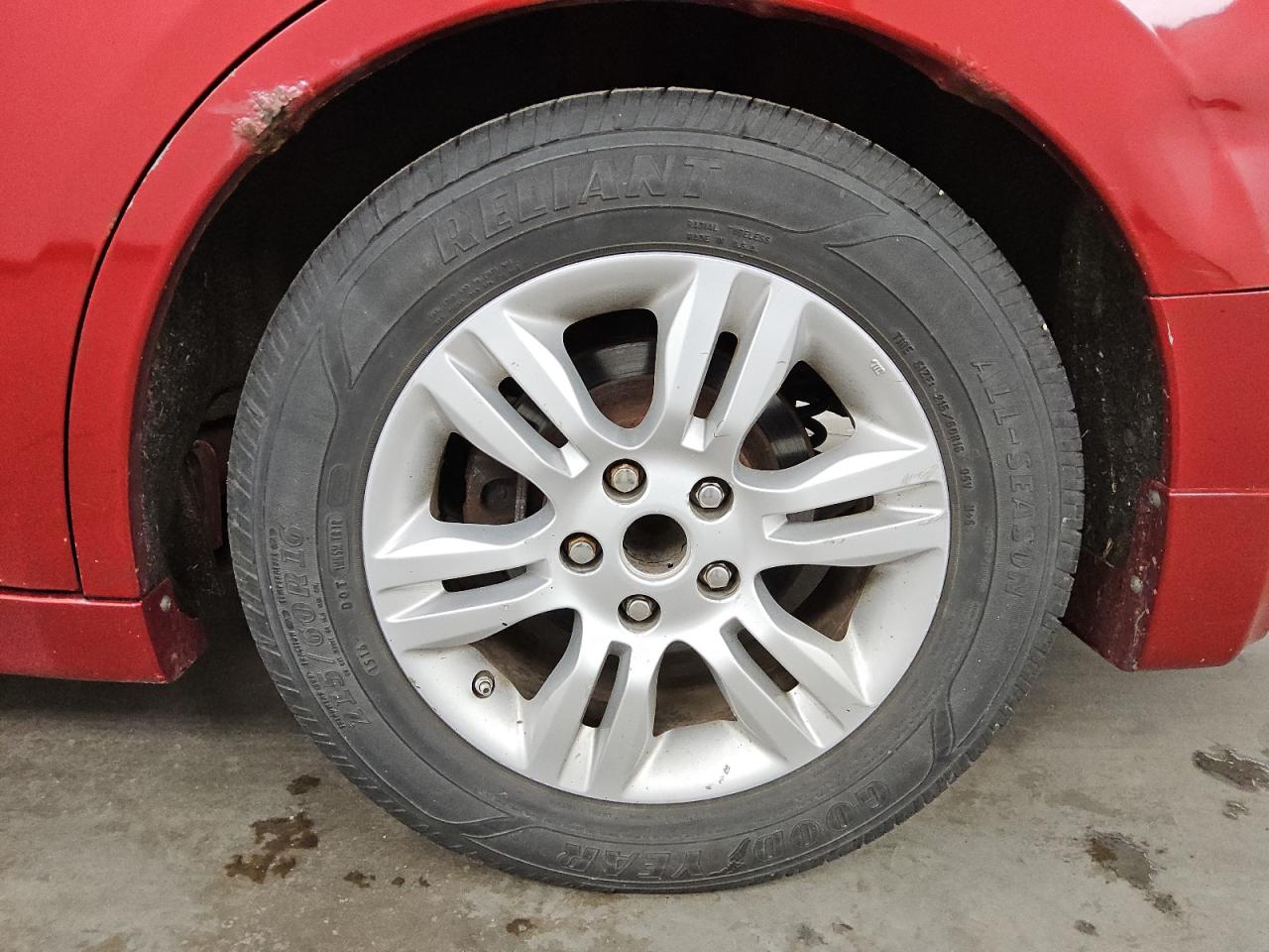 2009 Nissan Altima 2.5 Красный vin: 1N4AL21E89N445268 Damage: Left Rear Center Cap, Missing, Replacement Required
