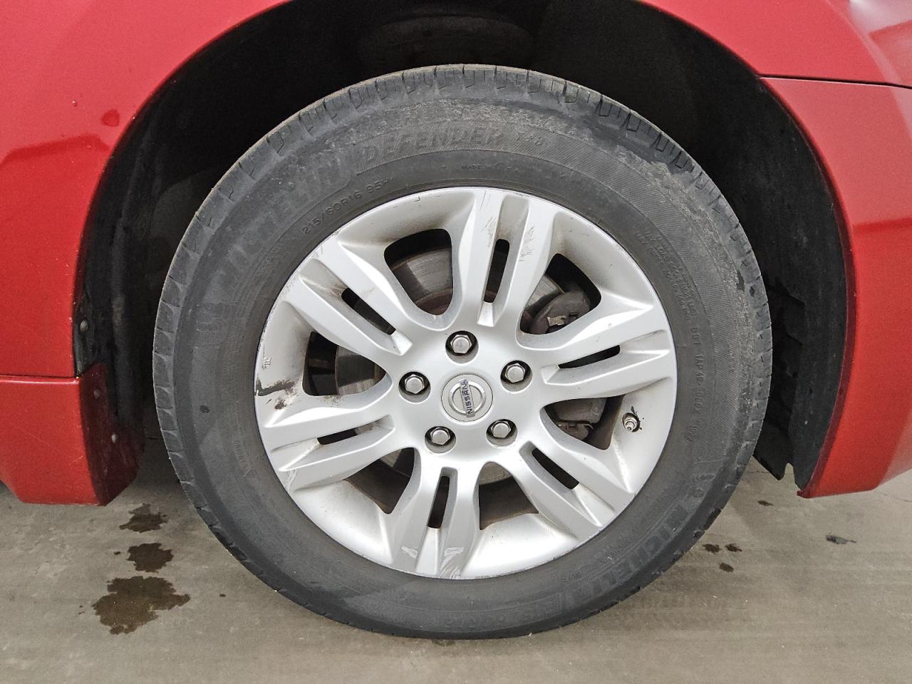 2009 Nissan Altima 2.5 Красный vin: 1N4AL21E89N445268 Damage: Right Front Wheel, Curb Rash, 3 To 4 Inches