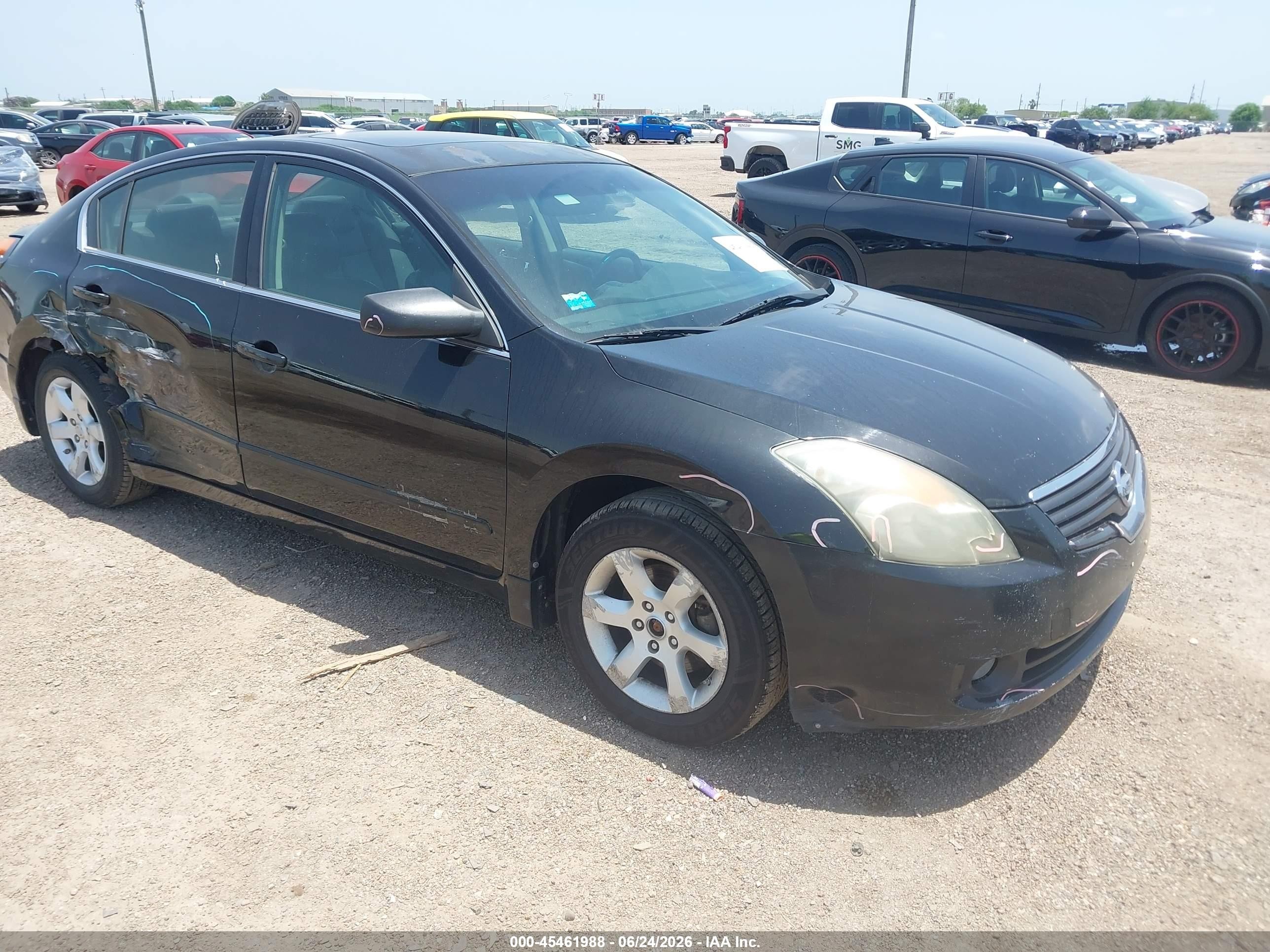 2009 Nissan Altima 2.5 S Black vin: 1N4AL21E89N451202