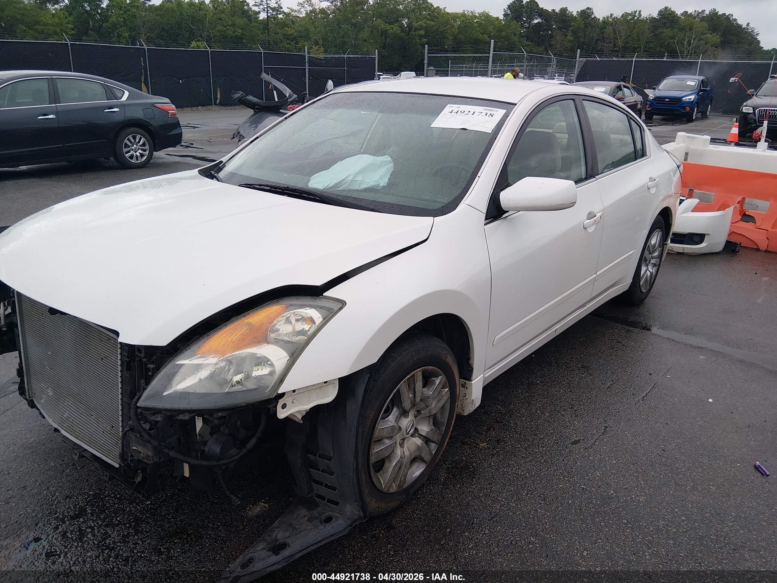 2009 Nissan Altima 2.5 S White vin: 1N4AL21E89N452365