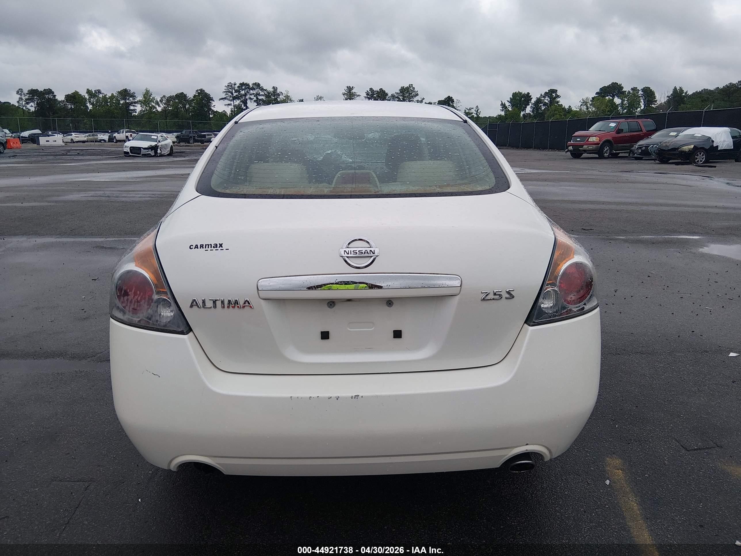 2009 Nissan Altima 2.5 S White vin: 1N4AL21E89N452365