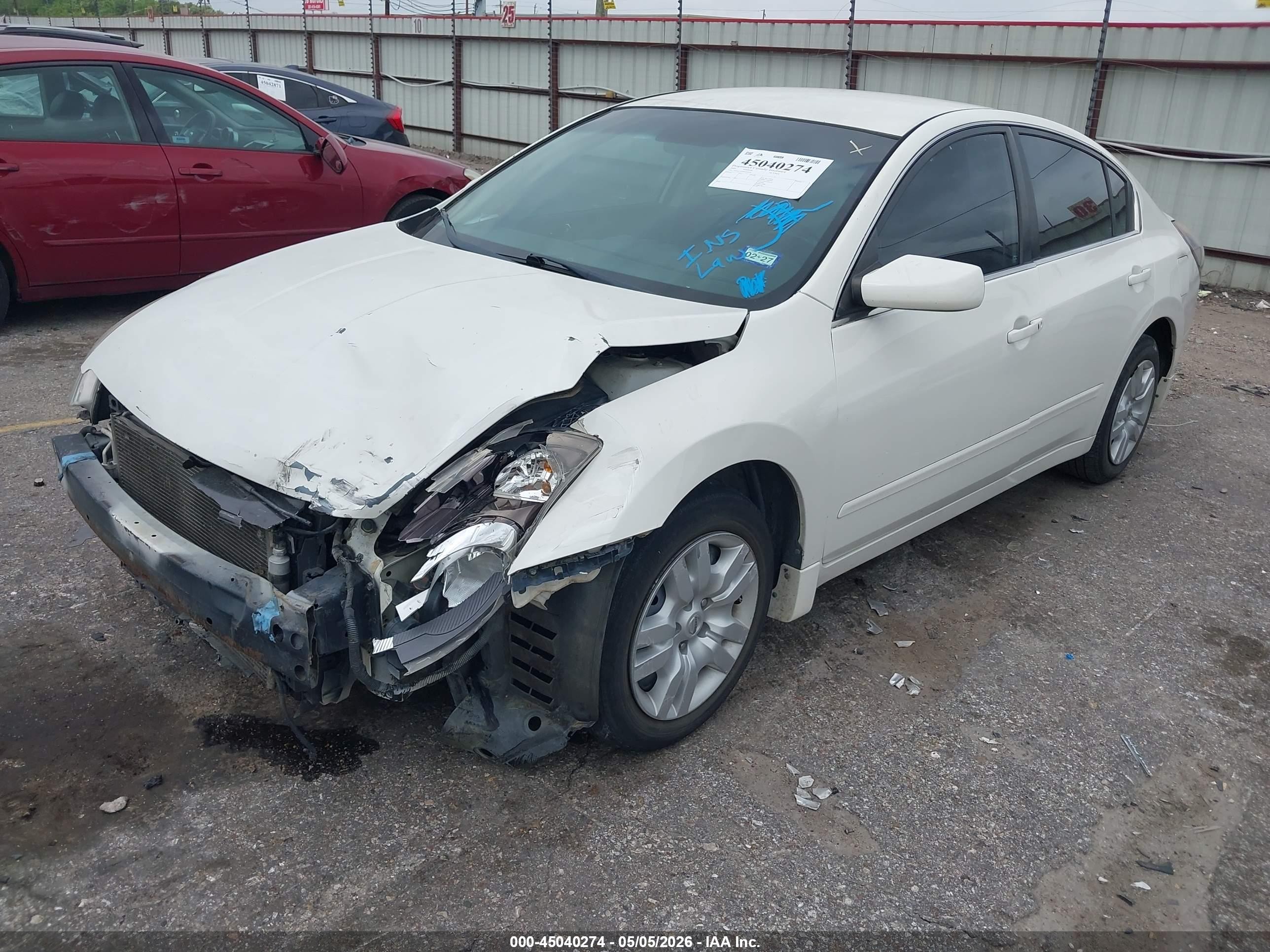 2009 Nissan Altima 2.5 S Белый vin: 1N4AL21E89N524522