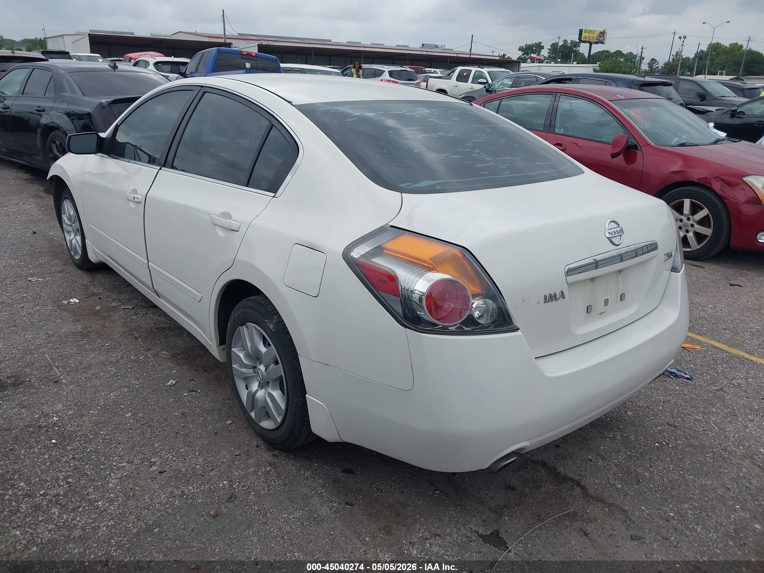2009 Nissan Altima 2.5 S Белый vin: 1N4AL21E89N524522