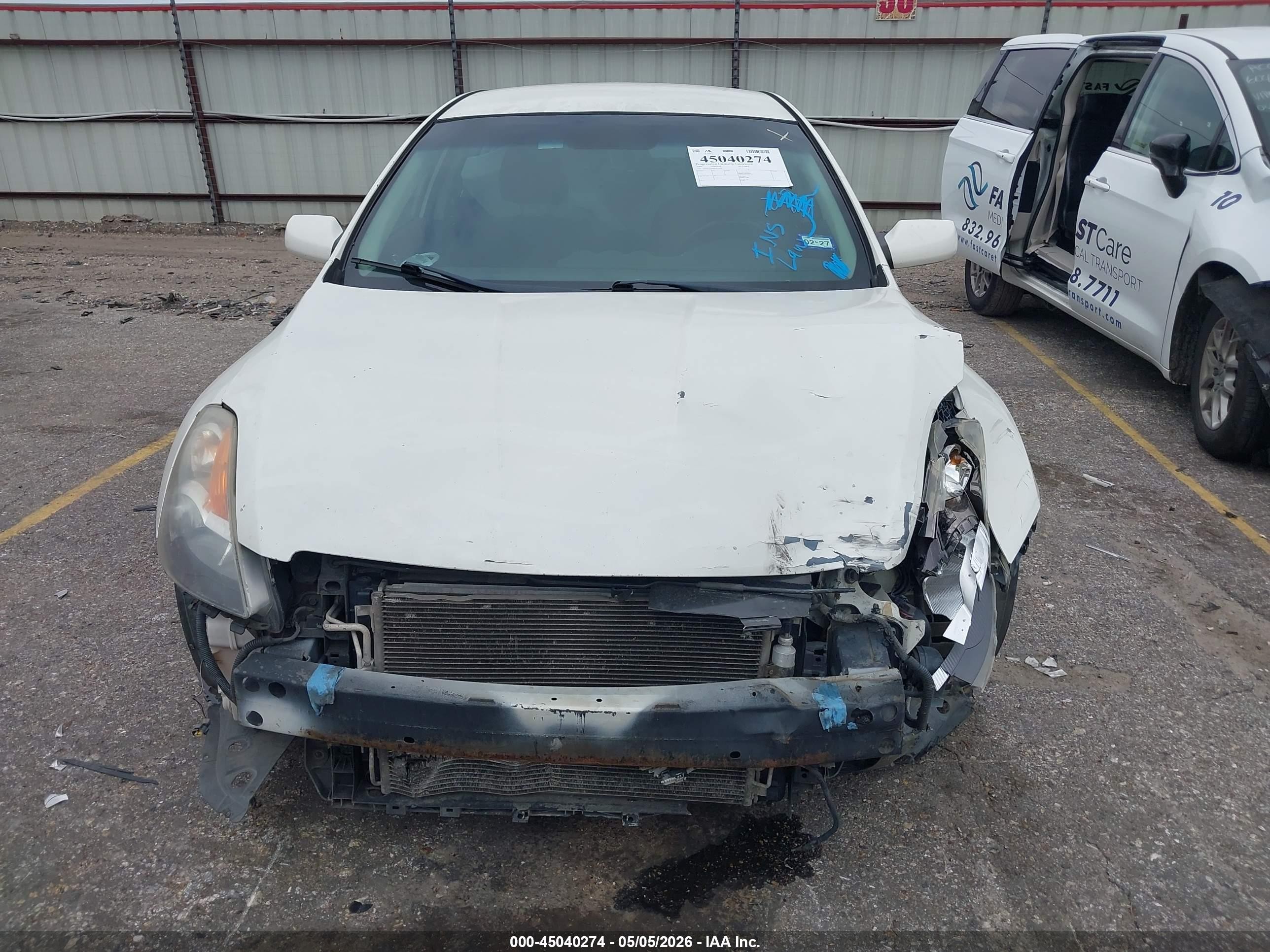 2009 Nissan Altima 2.5 S Белый vin: 1N4AL21E89N524522