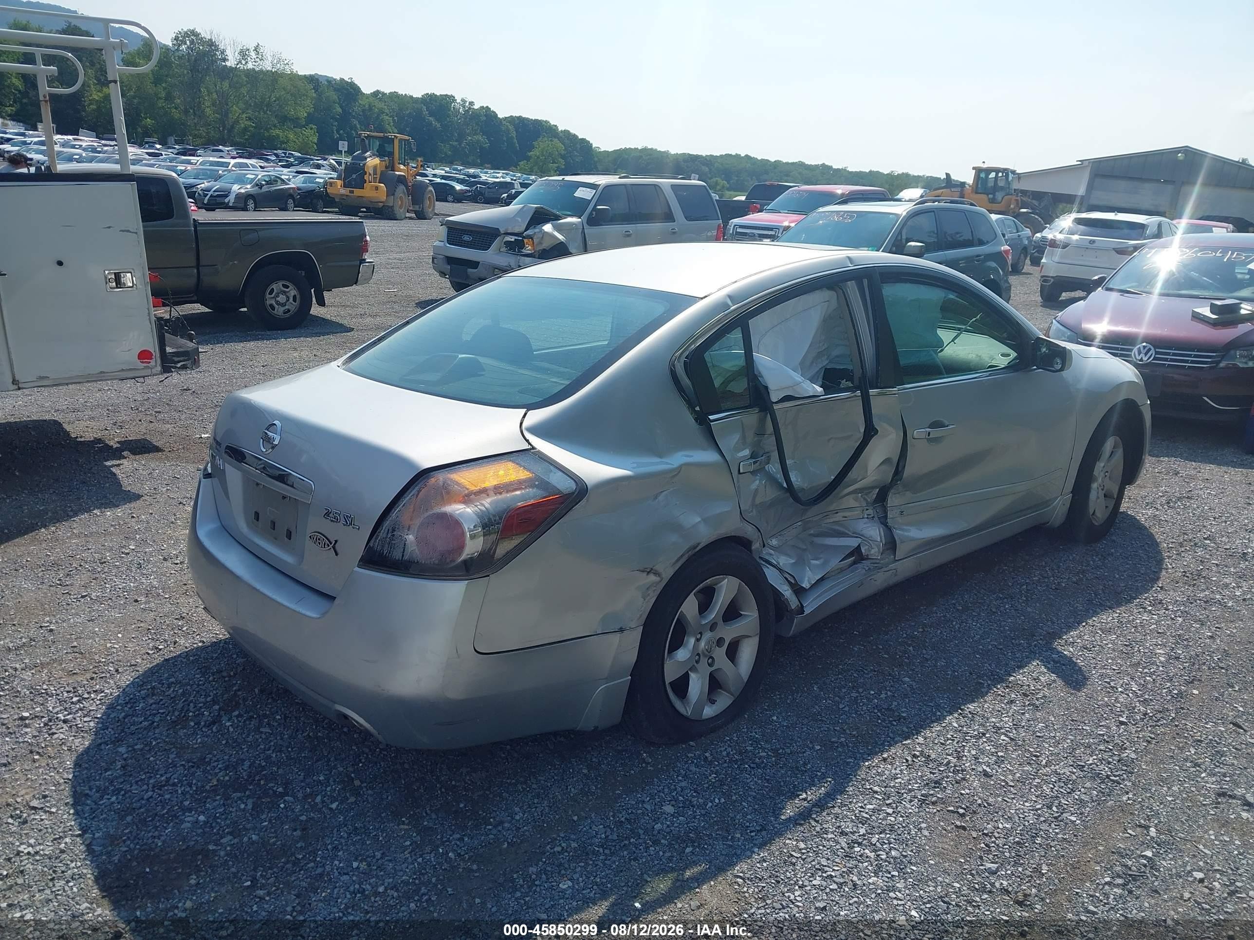 2009 Nissan Altima 2.5 S Серебряный vin: 1N4AL21E89N556757